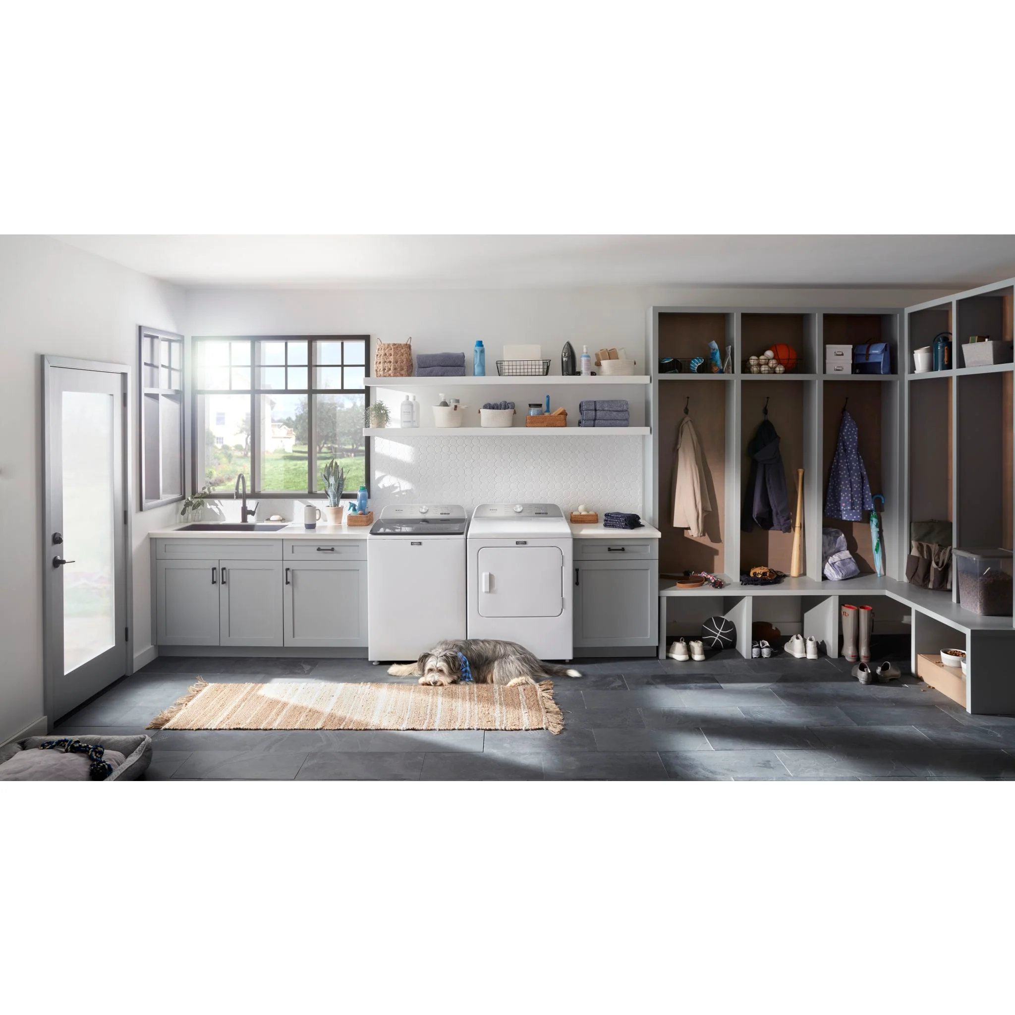 Maytag Top Load Pair (Pet Pro) (YMED6500MW-MVW6500MW) - White - Image 11