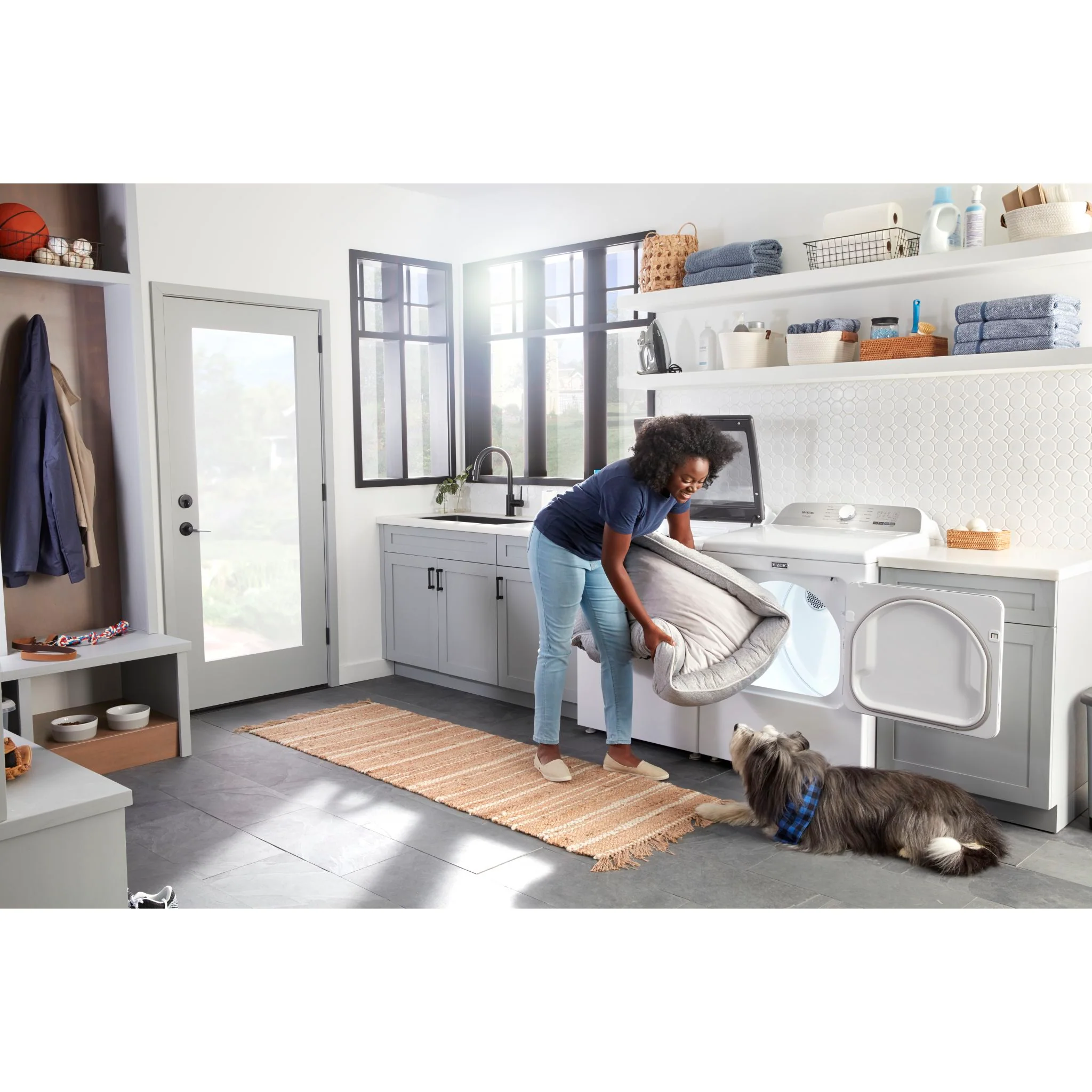 Maytag Top Load Pair (Pet Pro) (YMED6500MW-MVW6500MW) - White - Image 13