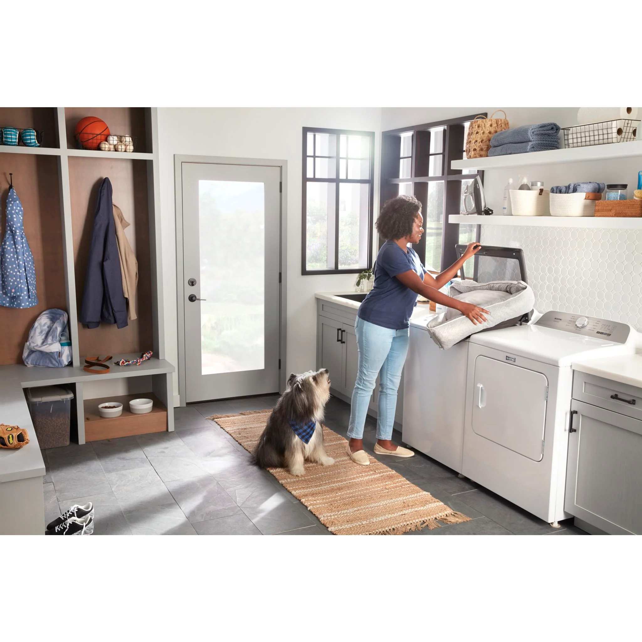 Maytag Top Load Pair (Pet Pro) (YMED6500MW-MVW6500MW) - White - Image 14