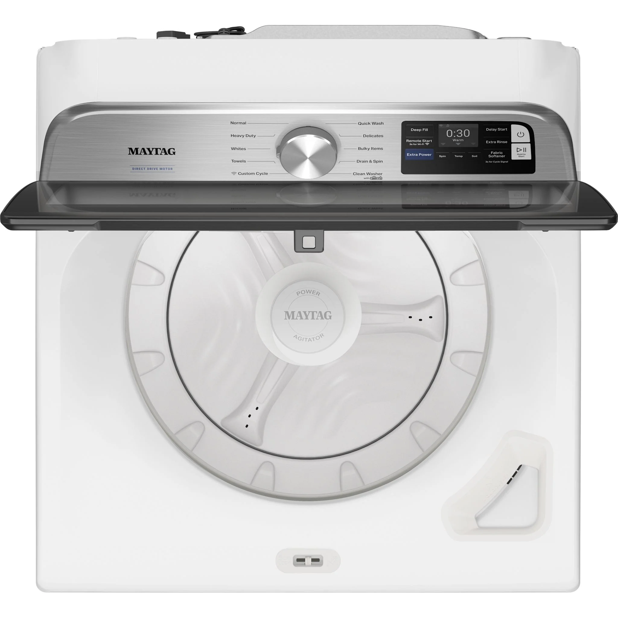 Maytag Top Load Pair (MTW7205RW-YMED7205RW) - White - Image 7