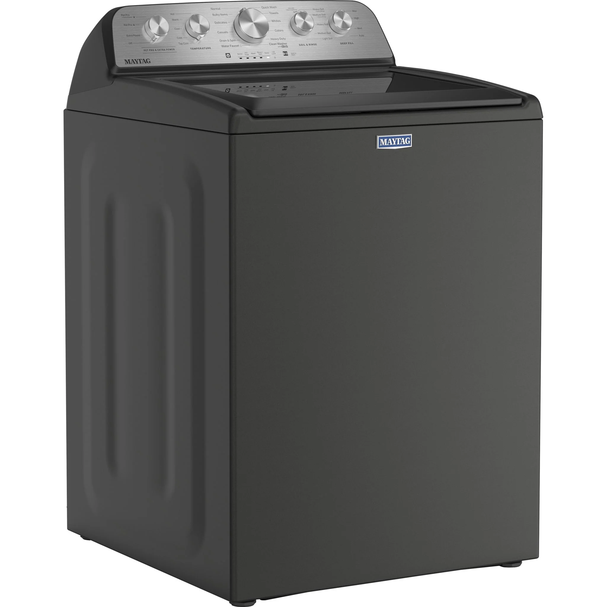 Maytag 5.5 Cu Ft. Top Load Impeller Washer with Extra Power and Pet Pro Option -Volcano Black (MTW5600RU) - Image 9