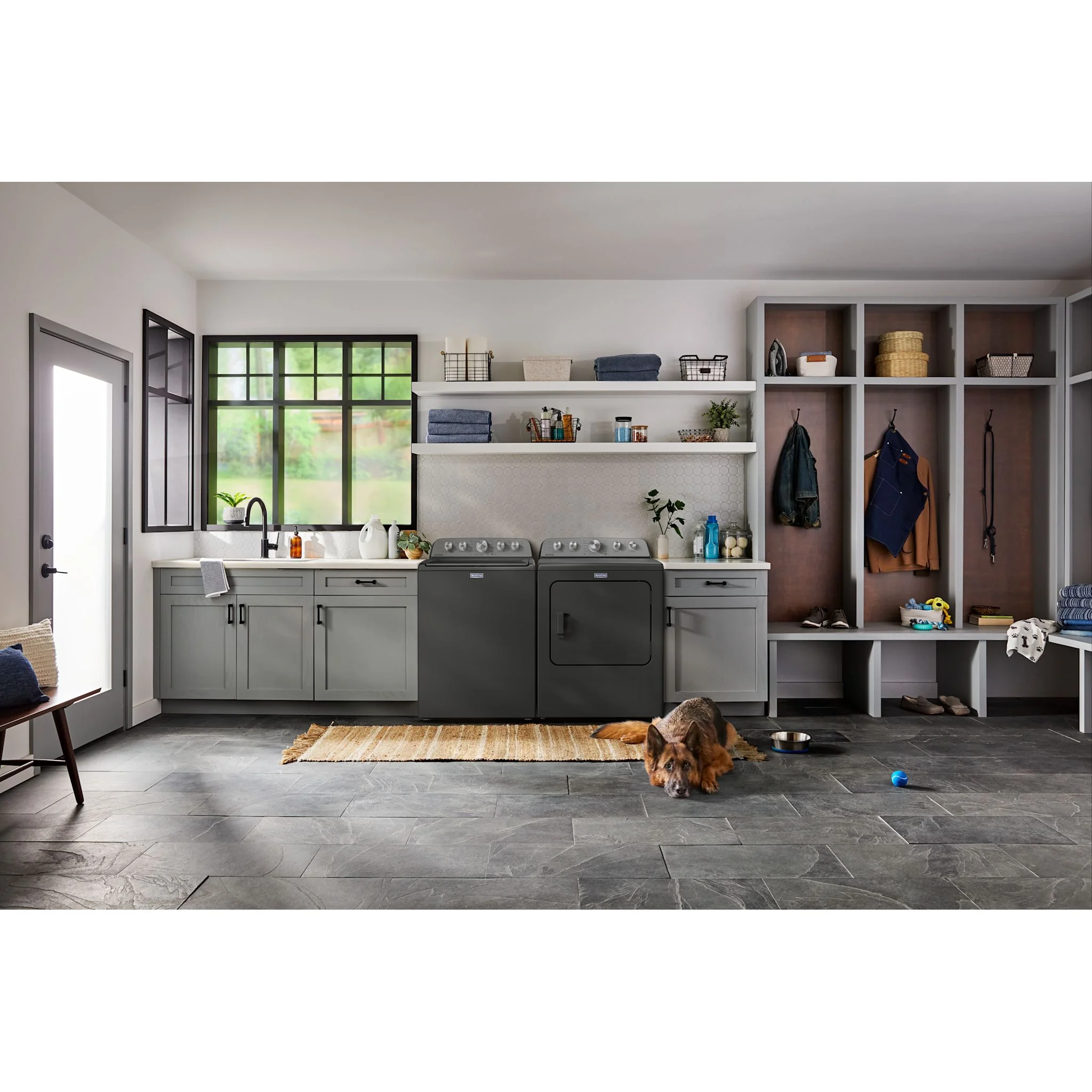 Maytag 5.4 Cu Ft. Top Load Agitator Washer with Extra Power and Pet Pro Option -Volcano Black (MTW5605RU) - Image 17