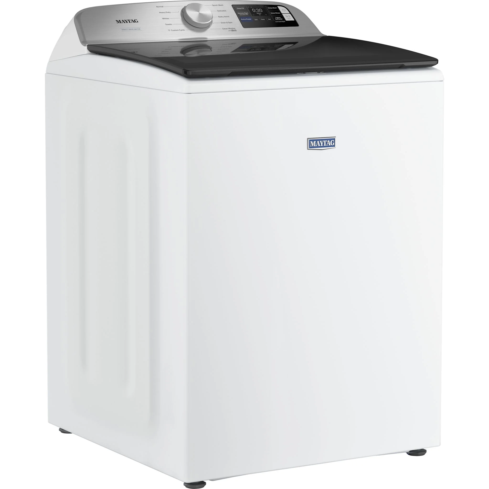 Maytag 6.0 Cu. Ft. Top Load Agitator Washer with Extra Power and Smart Appliance -White (MTW6205RW) - Image 8