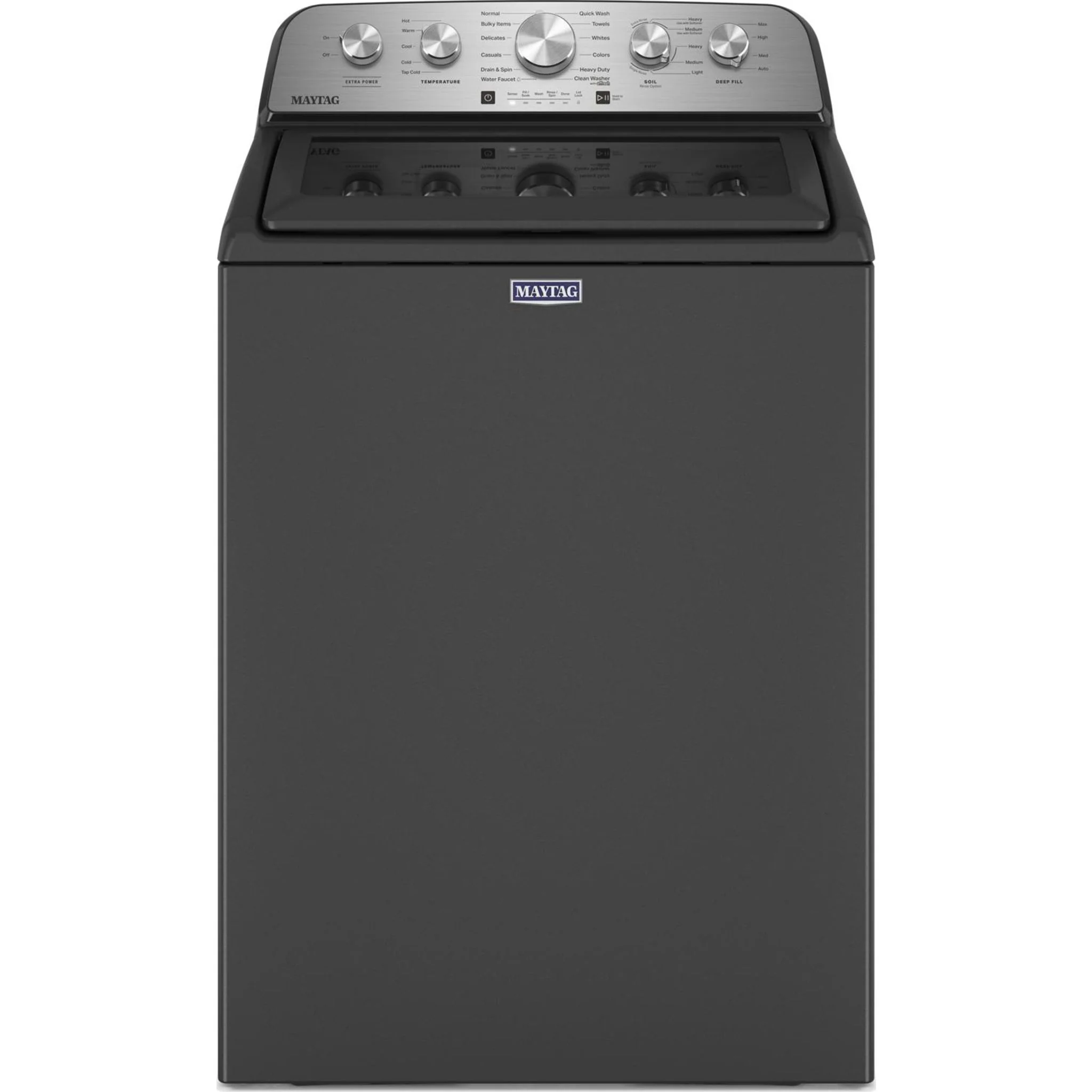 Maytag Top Load Washer with Extra Power - 4.8 cu.ft. - Volcano Black (MVW5430PBK)