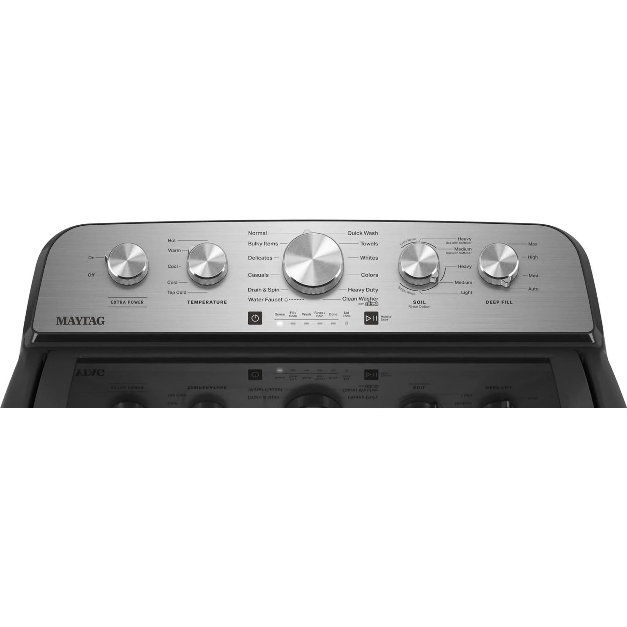 Maytag Top Load Washer with Extra Power - 4.8 cu.ft. - Volcano Black (MVW5430PBK) - Image 3