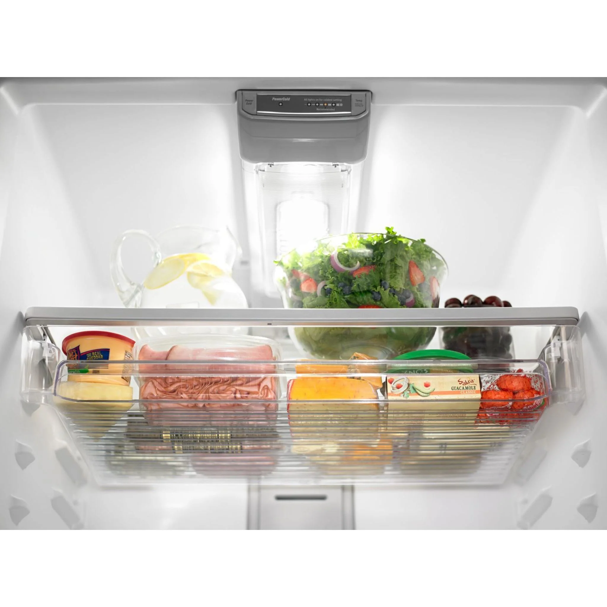 Maytag 33-Inch Wide Top Freezer Refrigerator with EvenAirCooling Tower- 21 Cu. Ft. -Fingerprint Resistant Stainless Steel (MRT711SMFZ) - Image 19