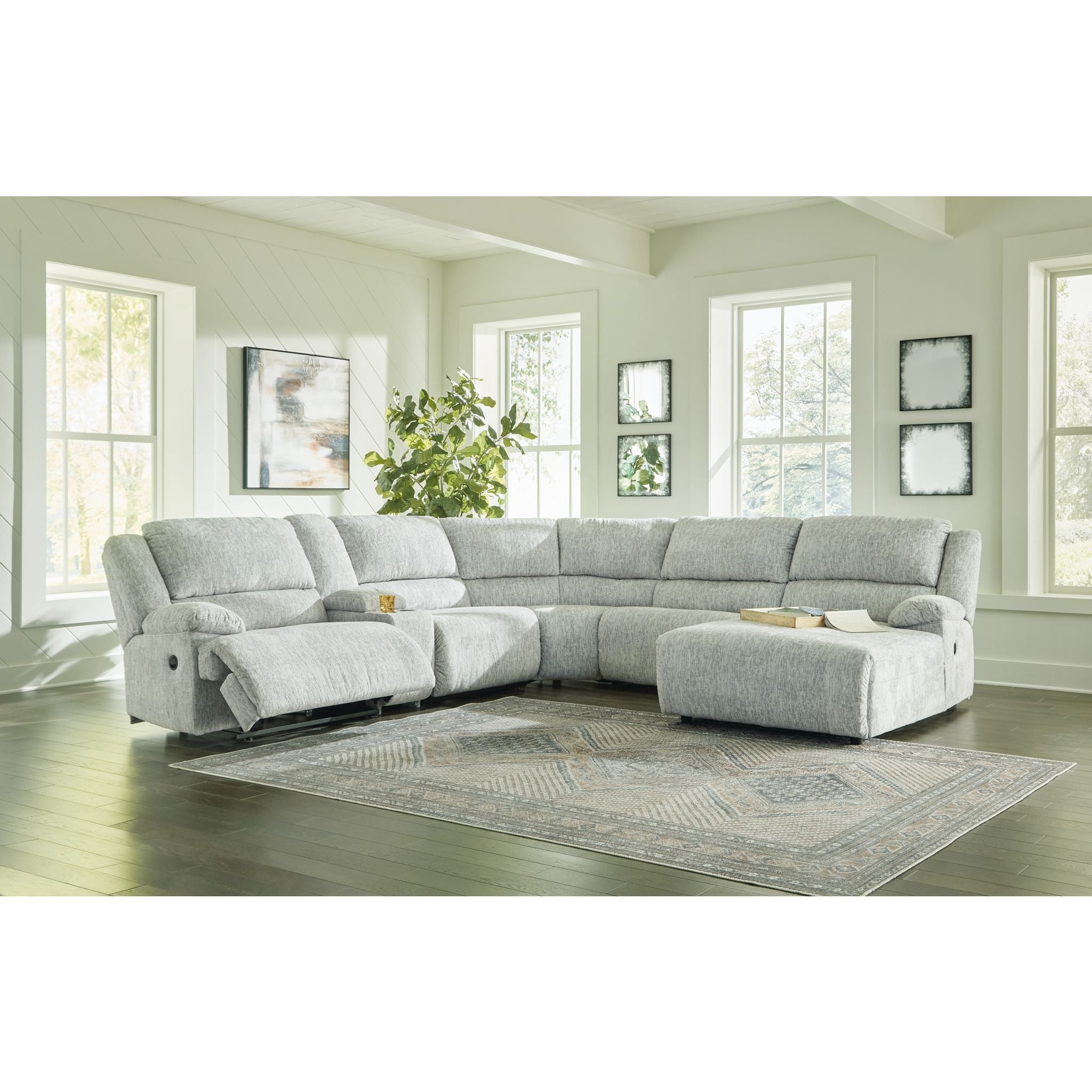 McClelland 6 Piece Reclining Sectional - Image 2