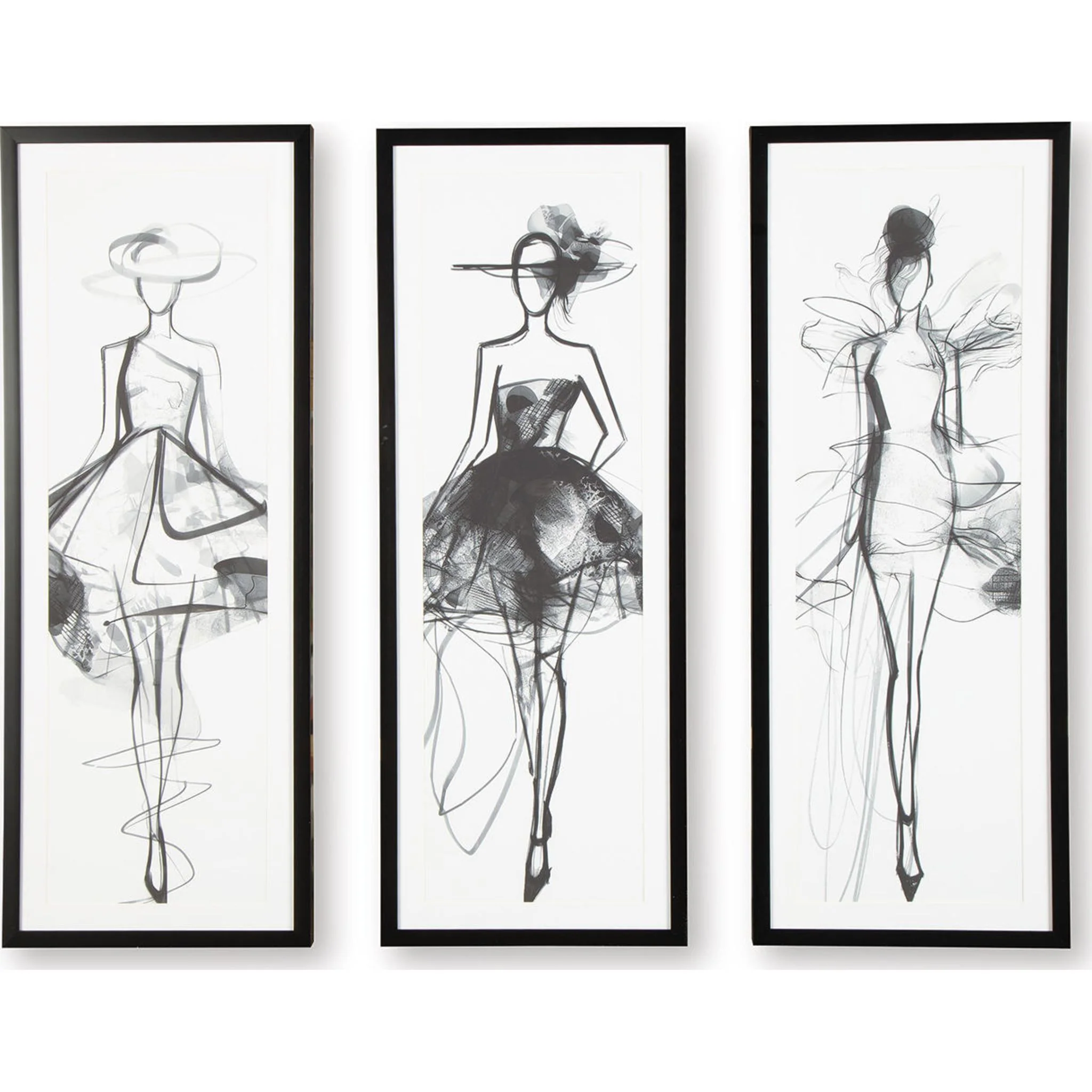 Mckerrick Wall Art (Set of 3) 15.00" x 40.25"