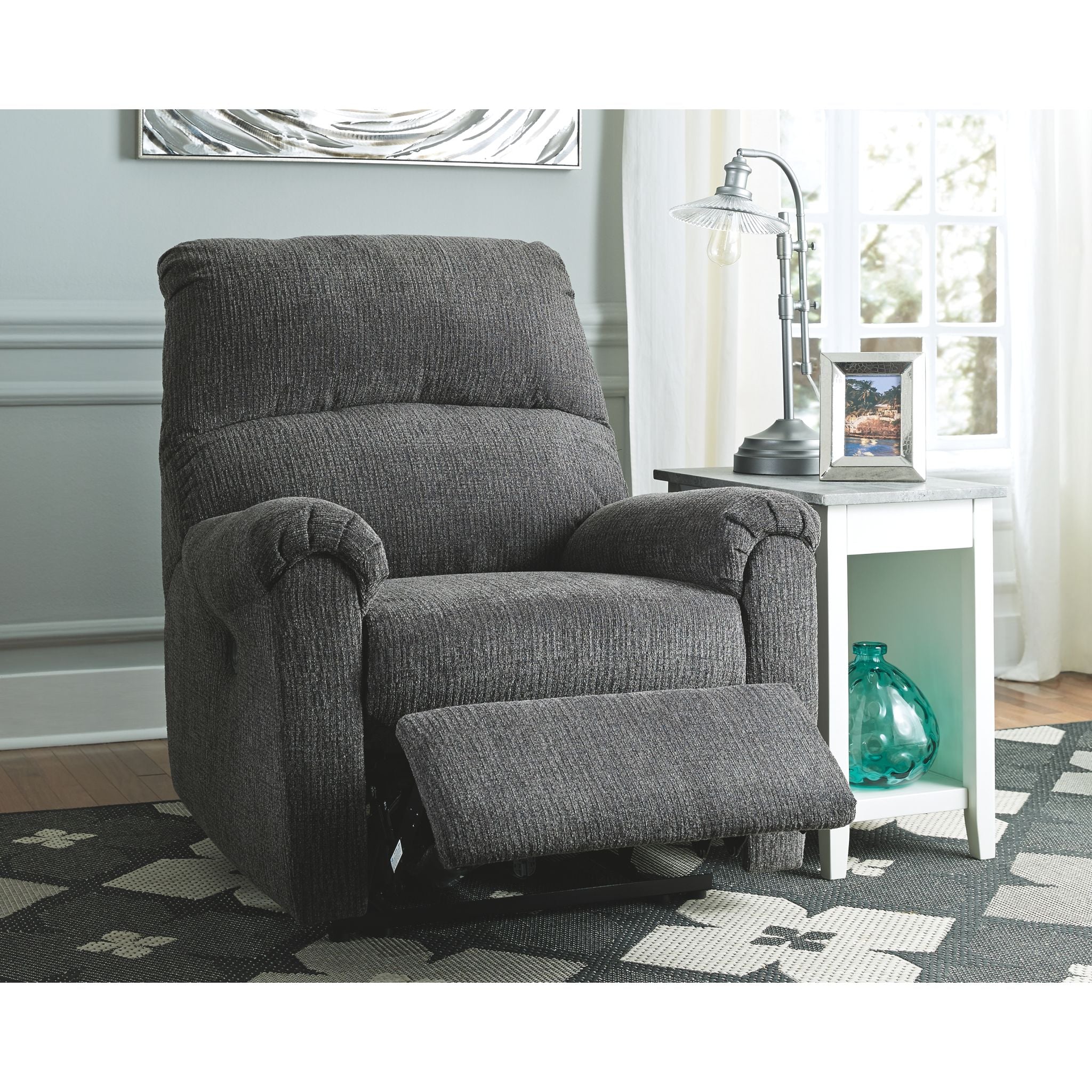 McTeer Power Recliner - Charcoal - Image 6