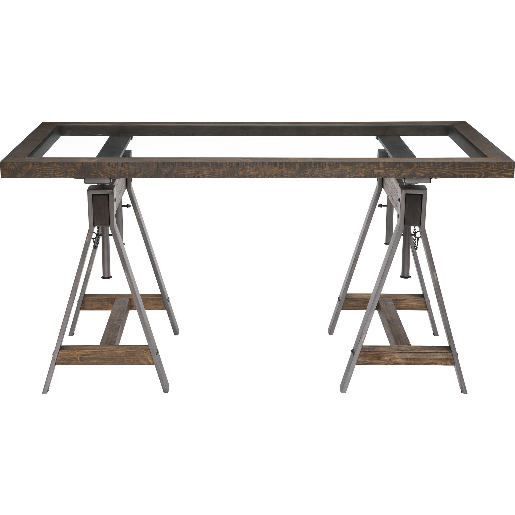 Medici Desk - Charcoal Brown