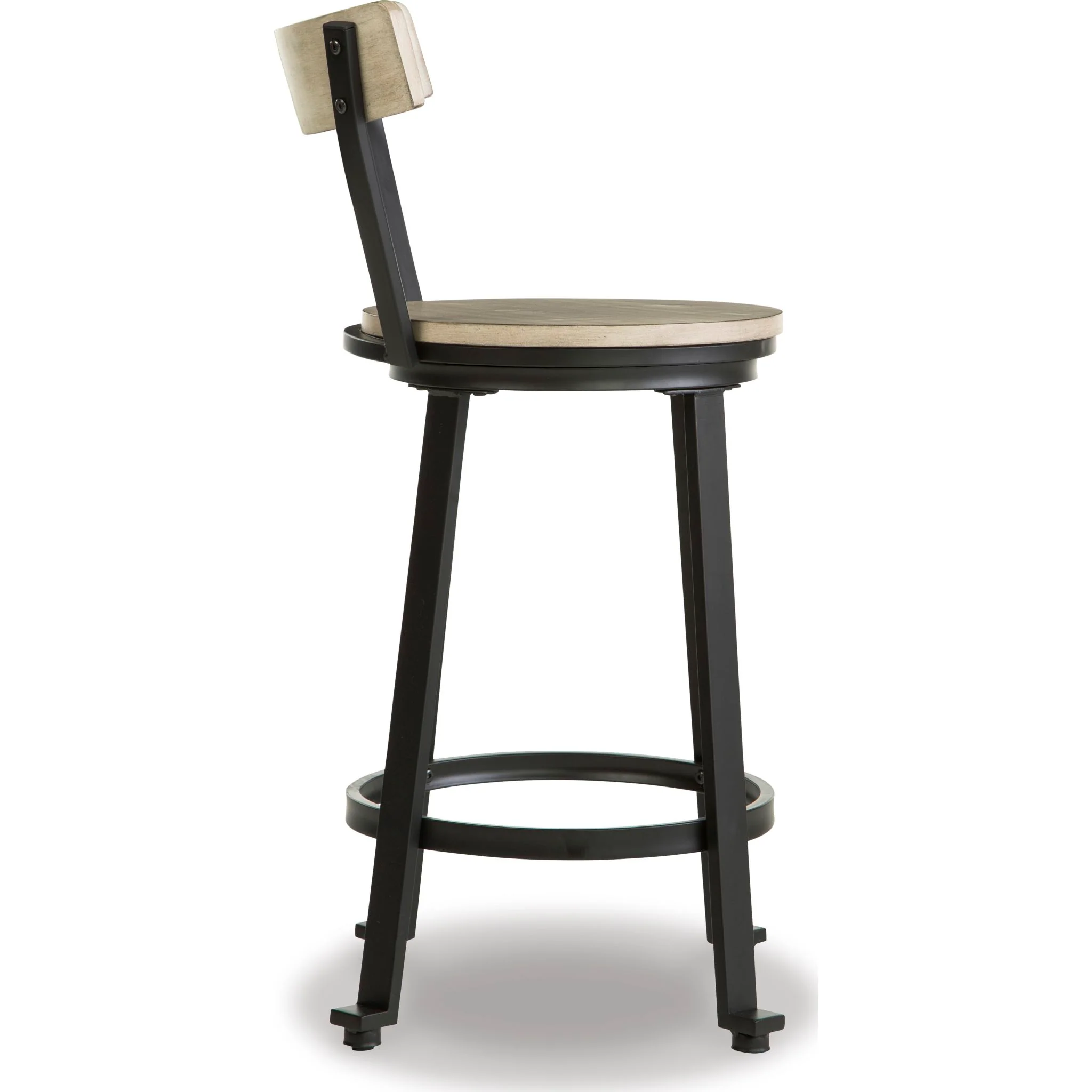 Melenski Counter Height Stool - Light Tan/Black - (D271-124) - Image 4