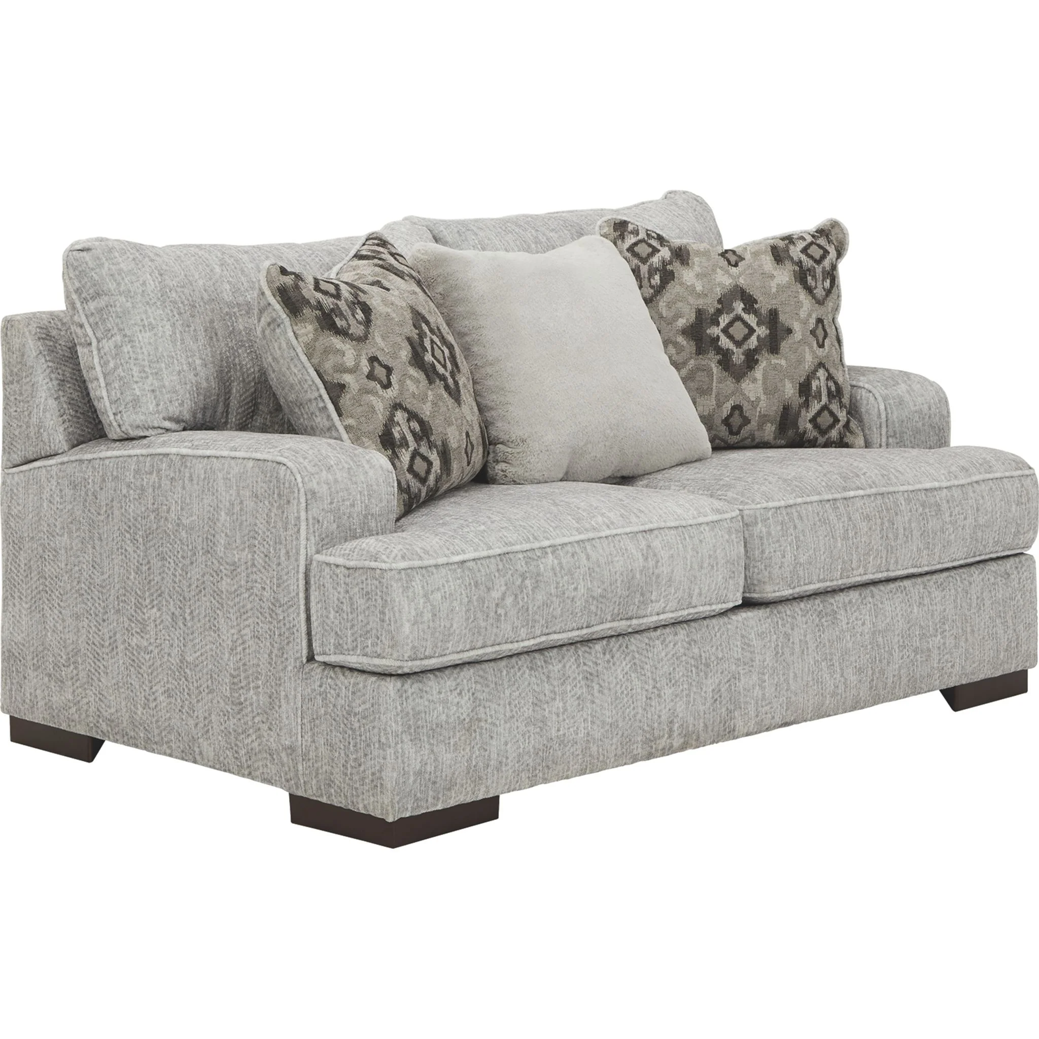 Mercado Loveseat - Pewter - Image 4