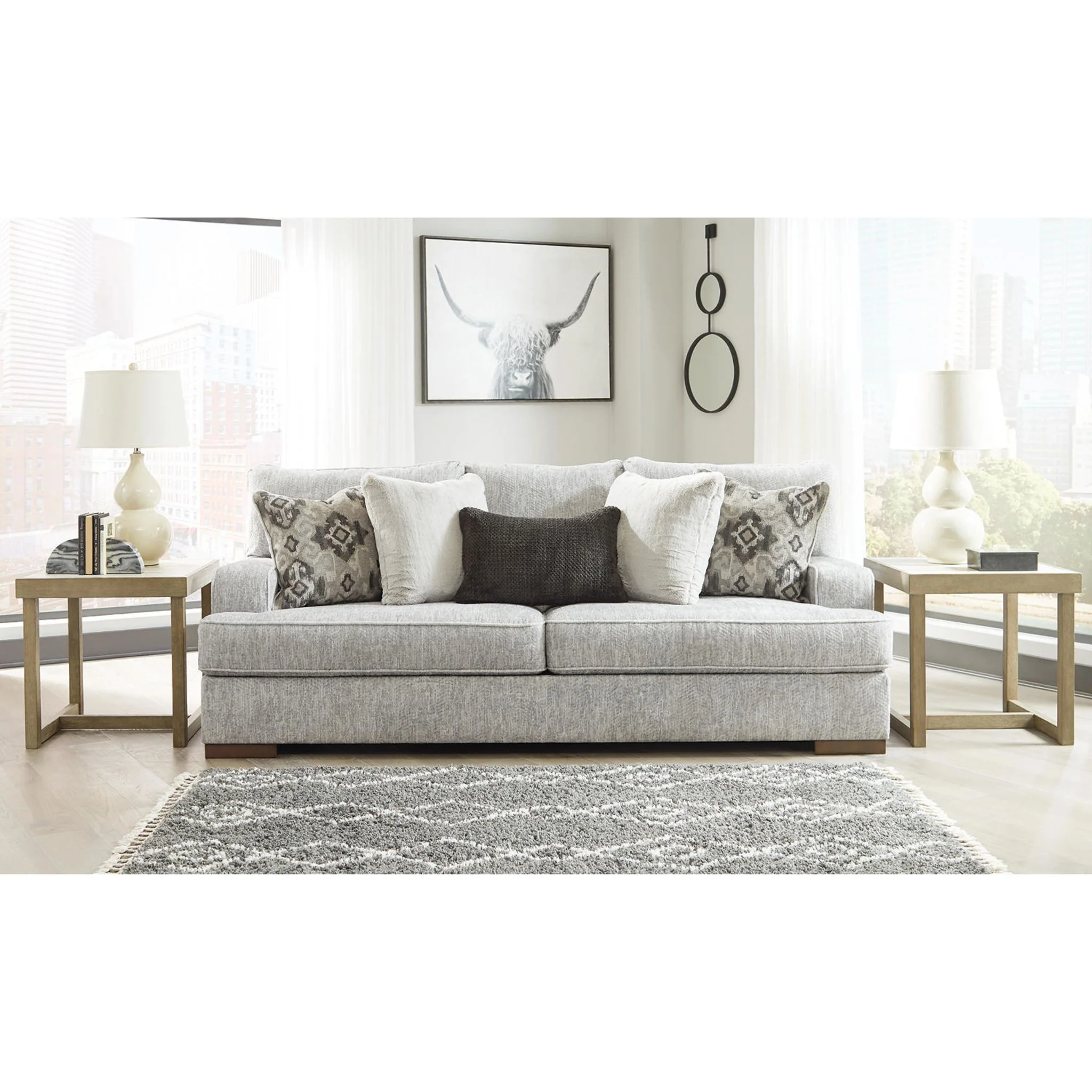 Mercado Sofa - Pewter - Image 11