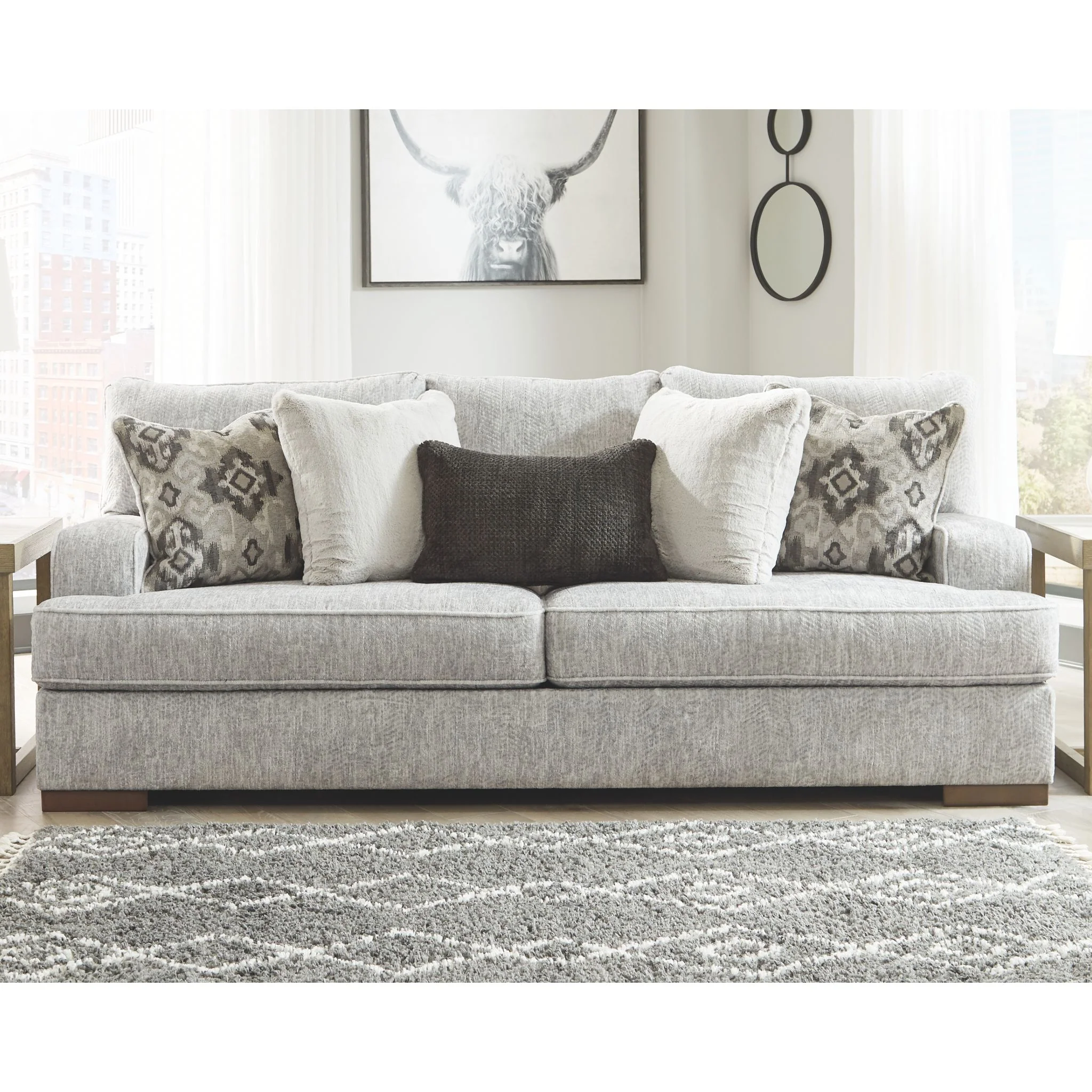 Mercado Sofa - Pewter - Image 2