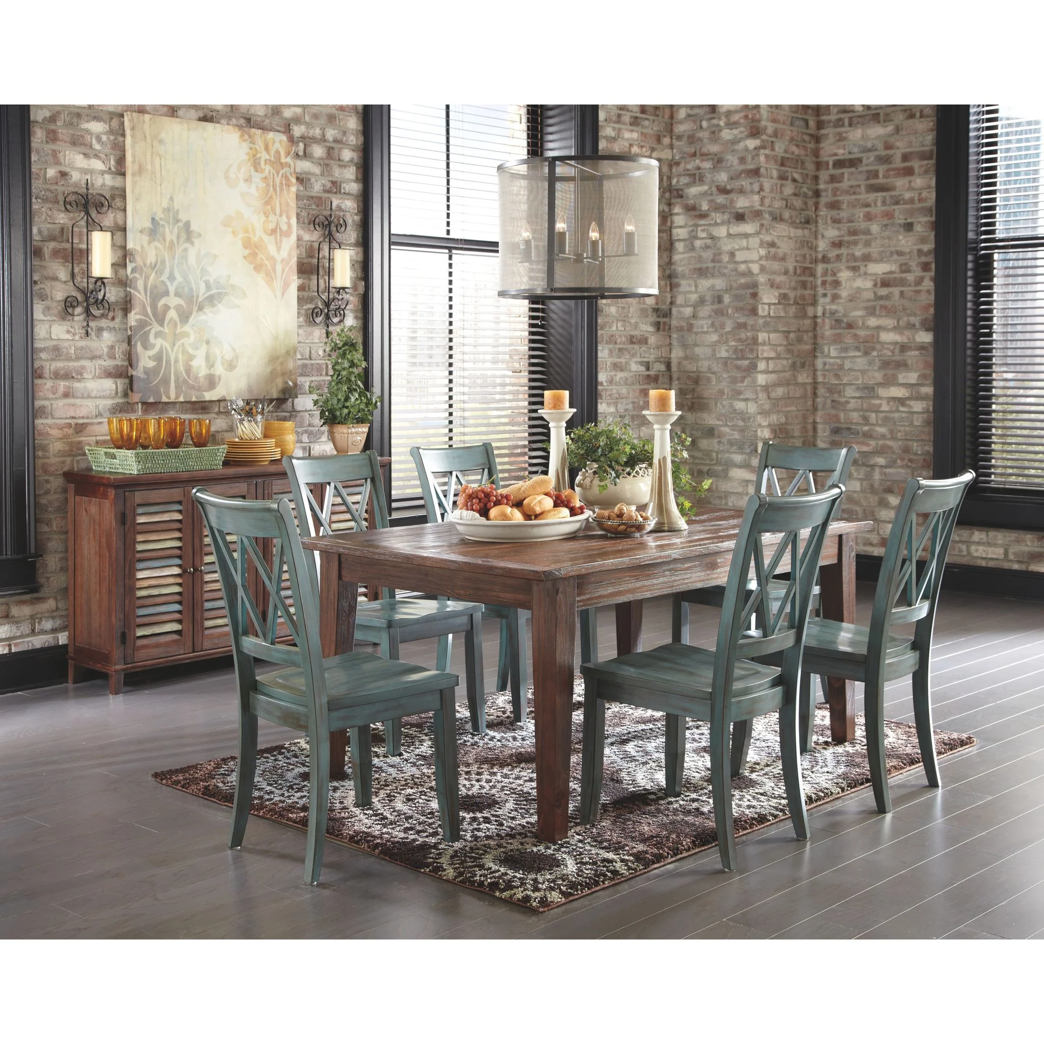 Mestler Side Chair - Blue - (D540-101) - Image 5