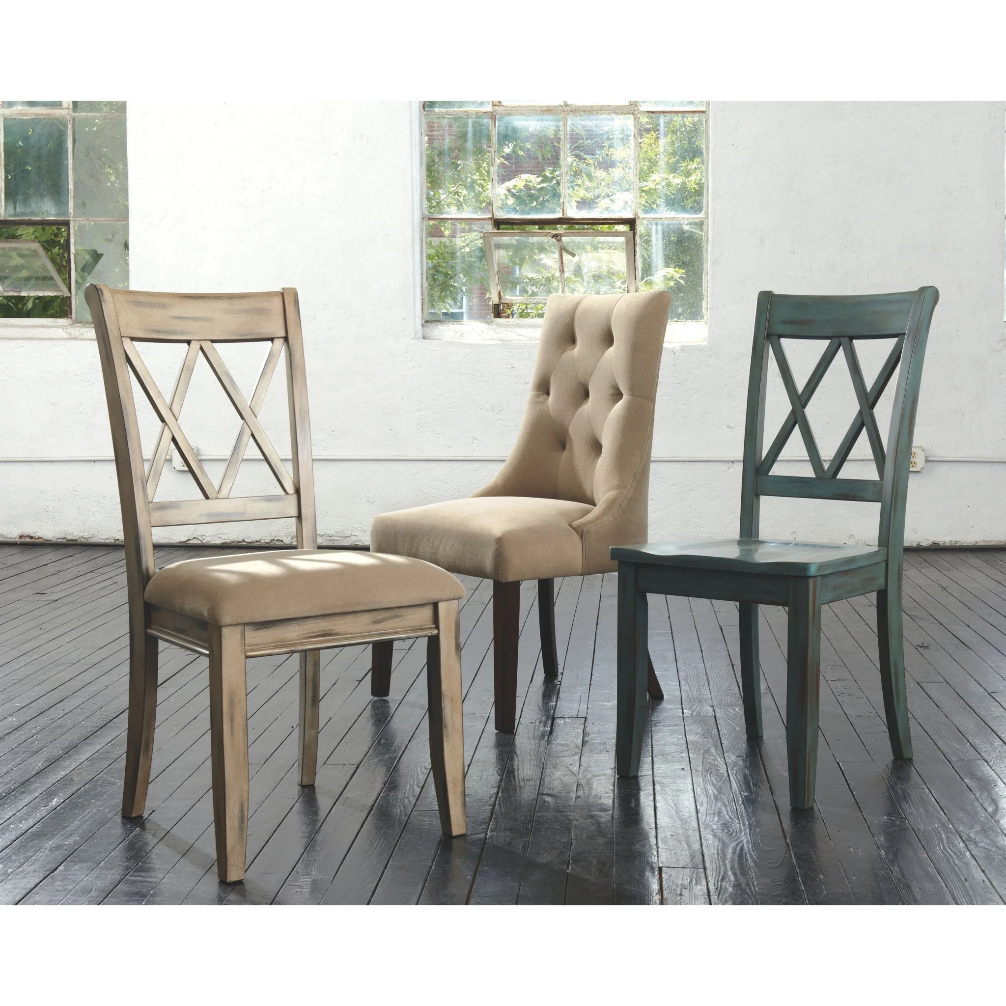 Mestler Side Chair - Blue - (D540-101) - Image 6