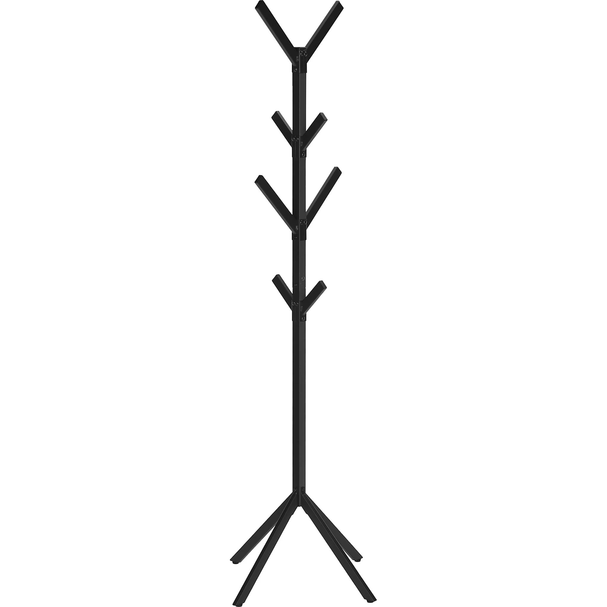 Metal Coat Rack - Black
