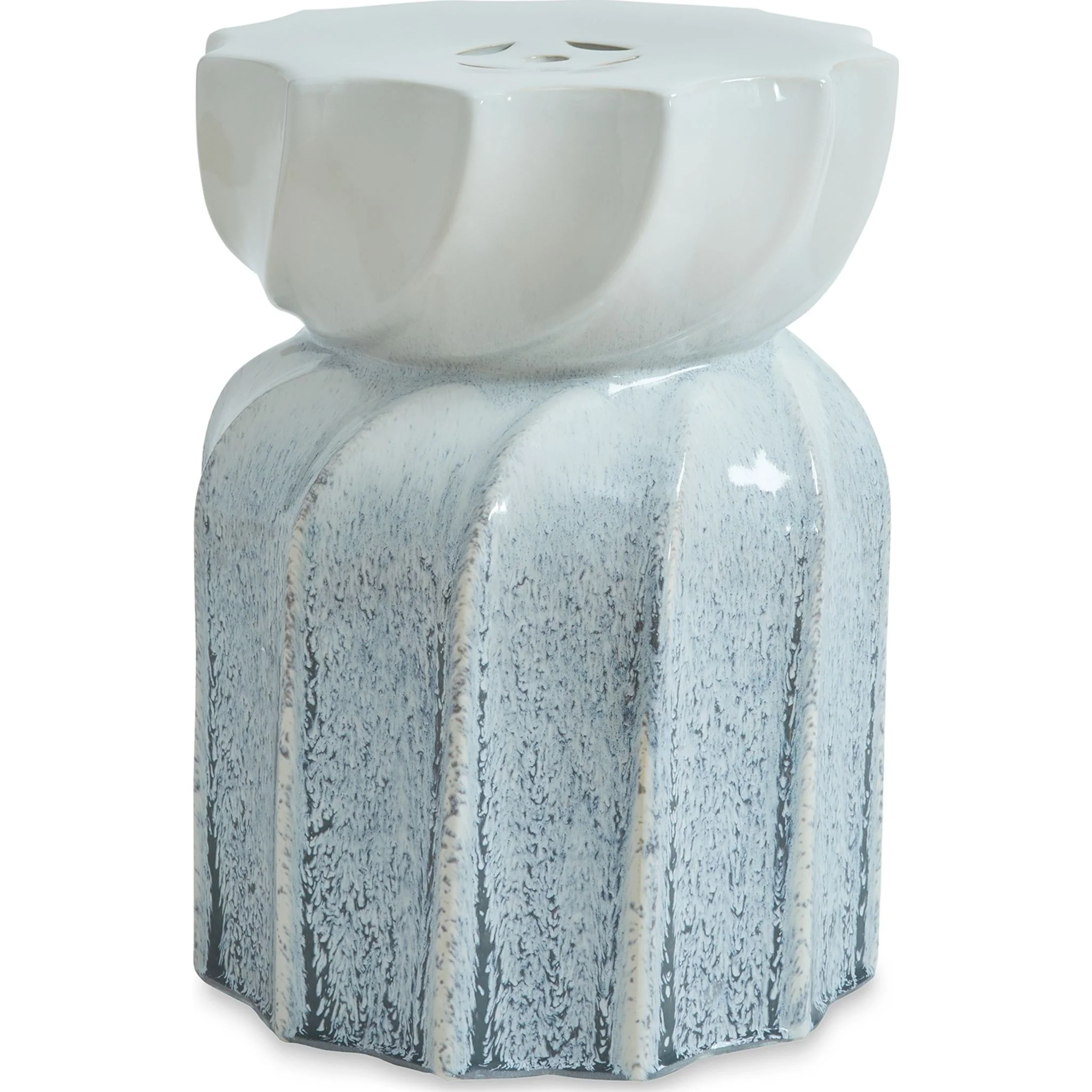 Michamere Stool - Gray/Taupe