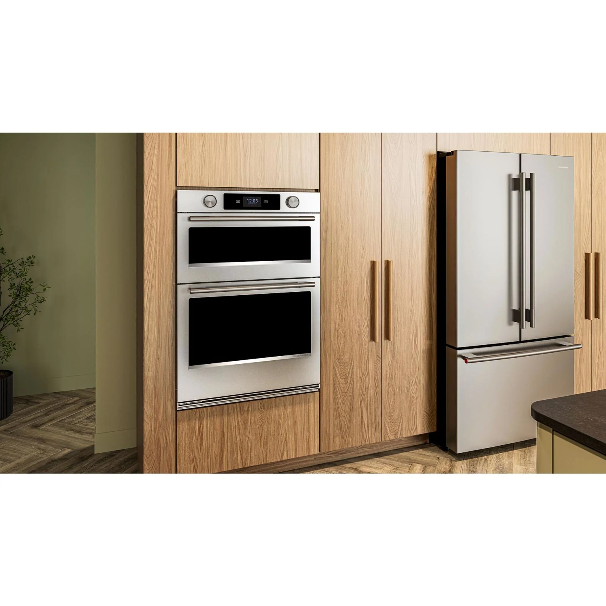KitchenAid 27-inch Smart Electric Combo Wall Oven with Assisted Cooking Modes - PrintShieldFinish - PrintShield Stainless (KOEC727SPS) - Image 8