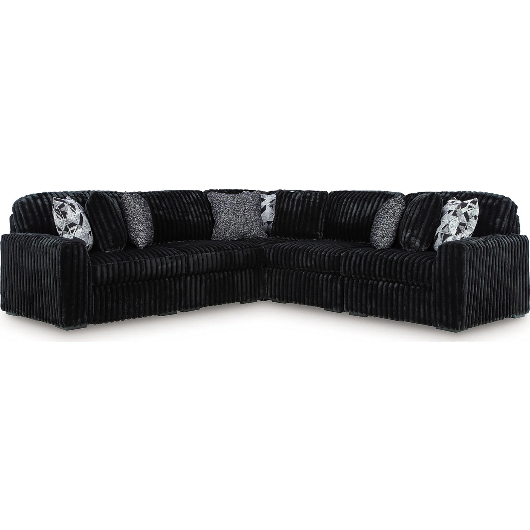 Midnight-Madness 5 Piece Sectional