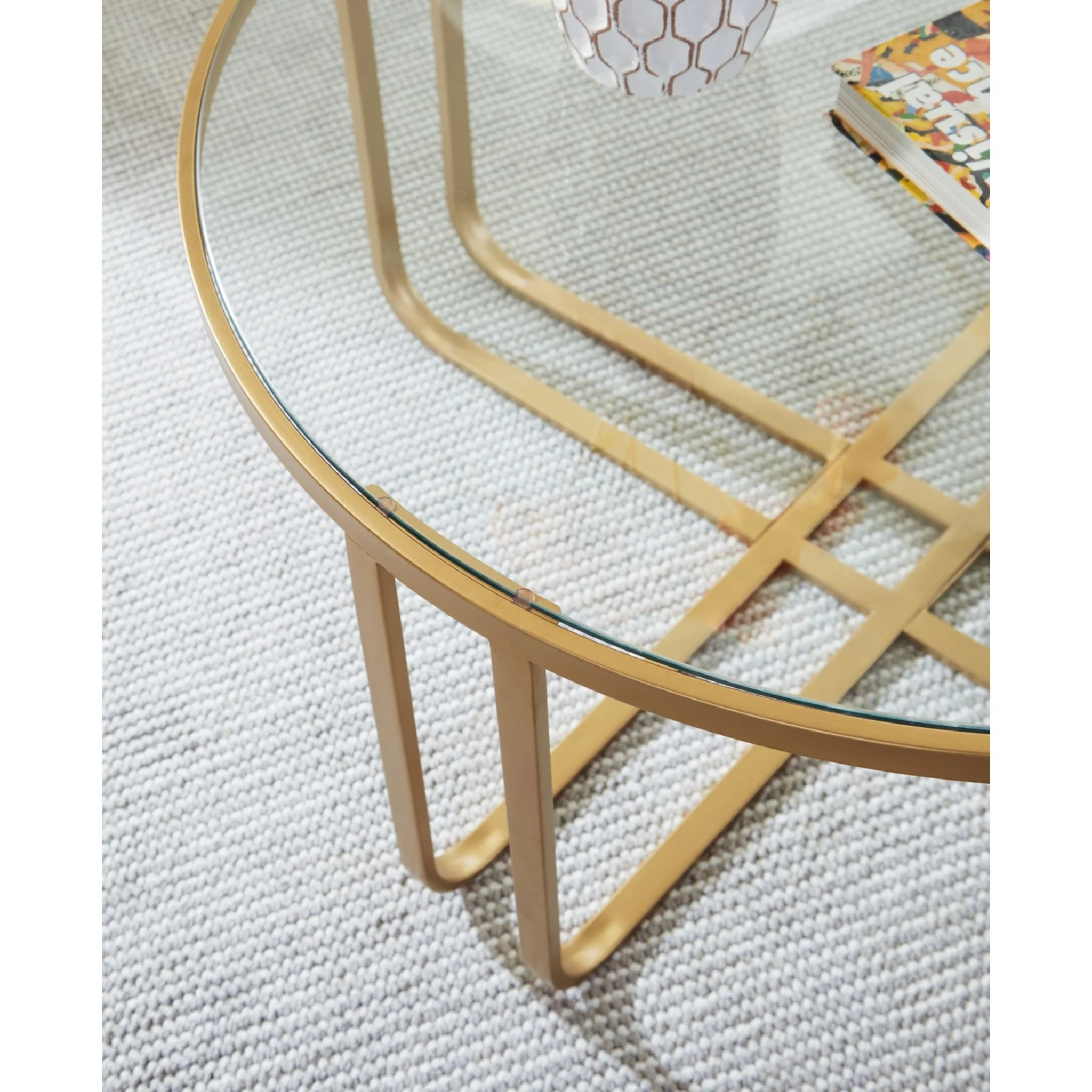 Milloton 3 Pack Tables - Gold - Image 4