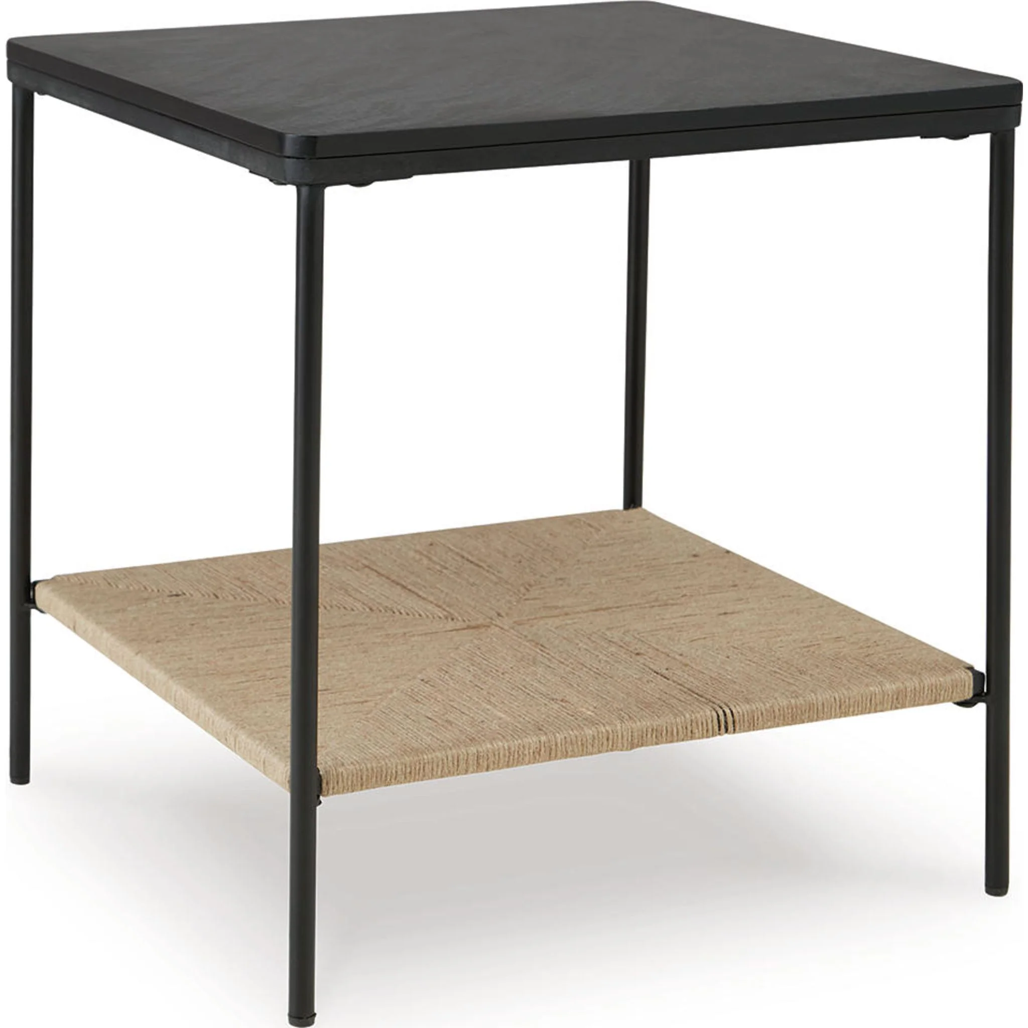 Minrich Accent Table - Black/Natural