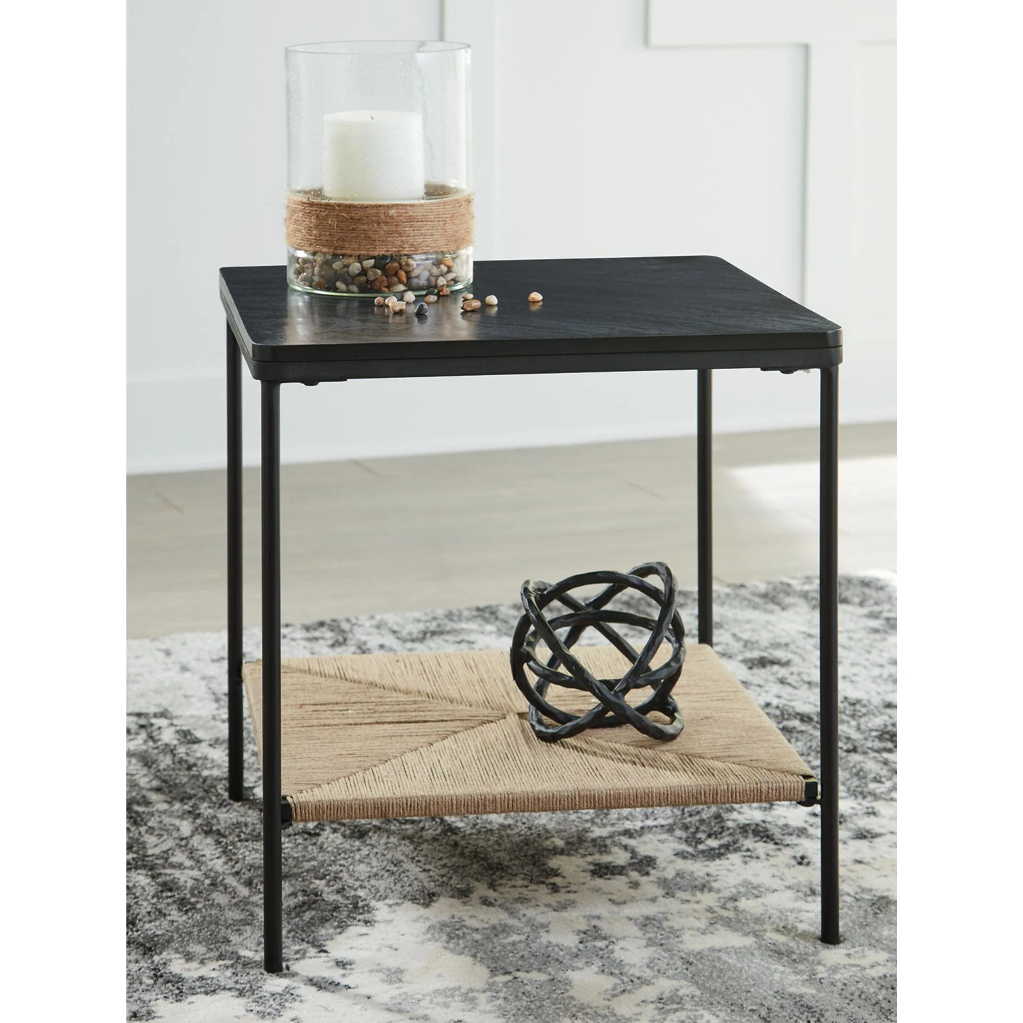 Minrich Accent Table - Black/Natural - Image 21