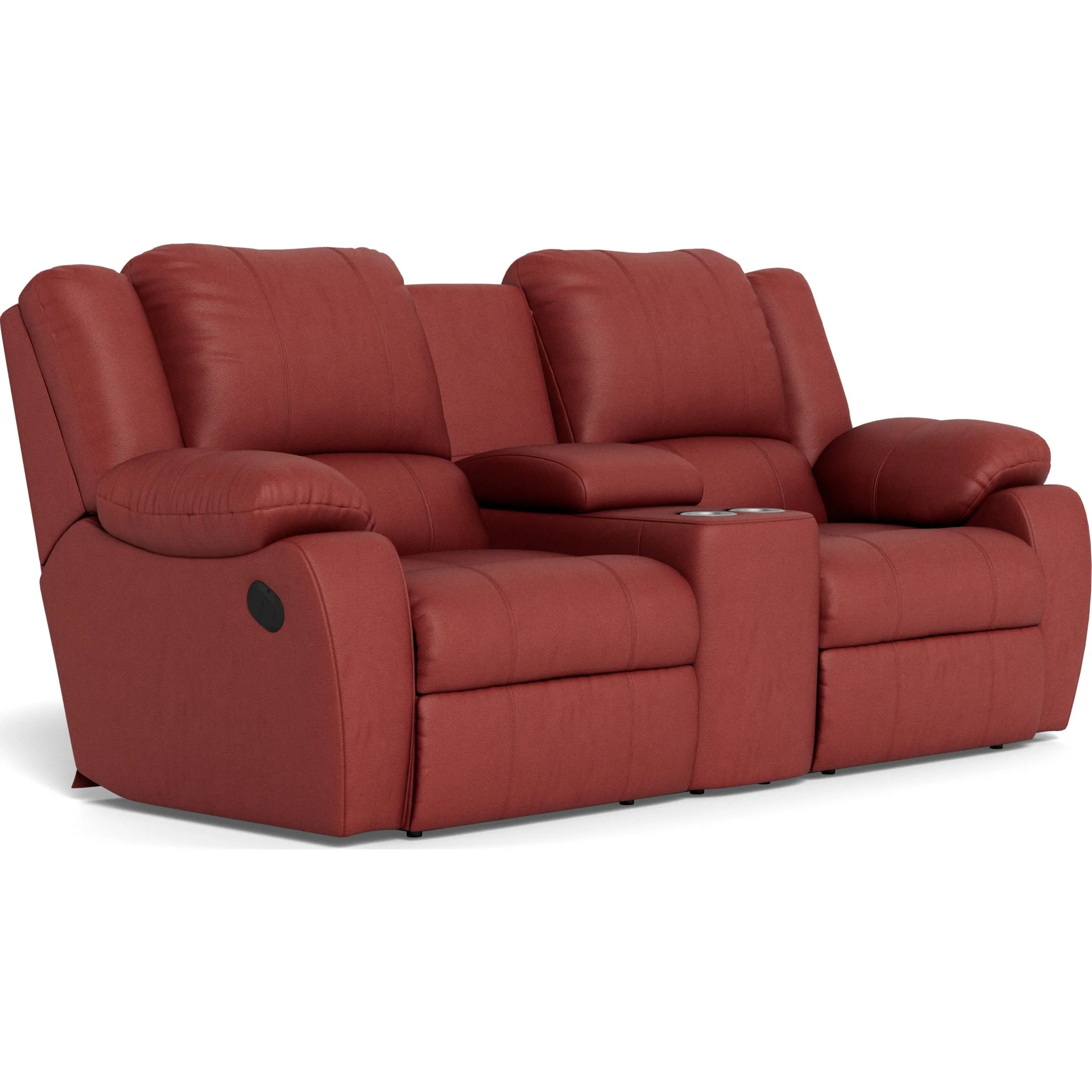 Mira Power Reclining Loveseat Console with Cupholder - Image 2