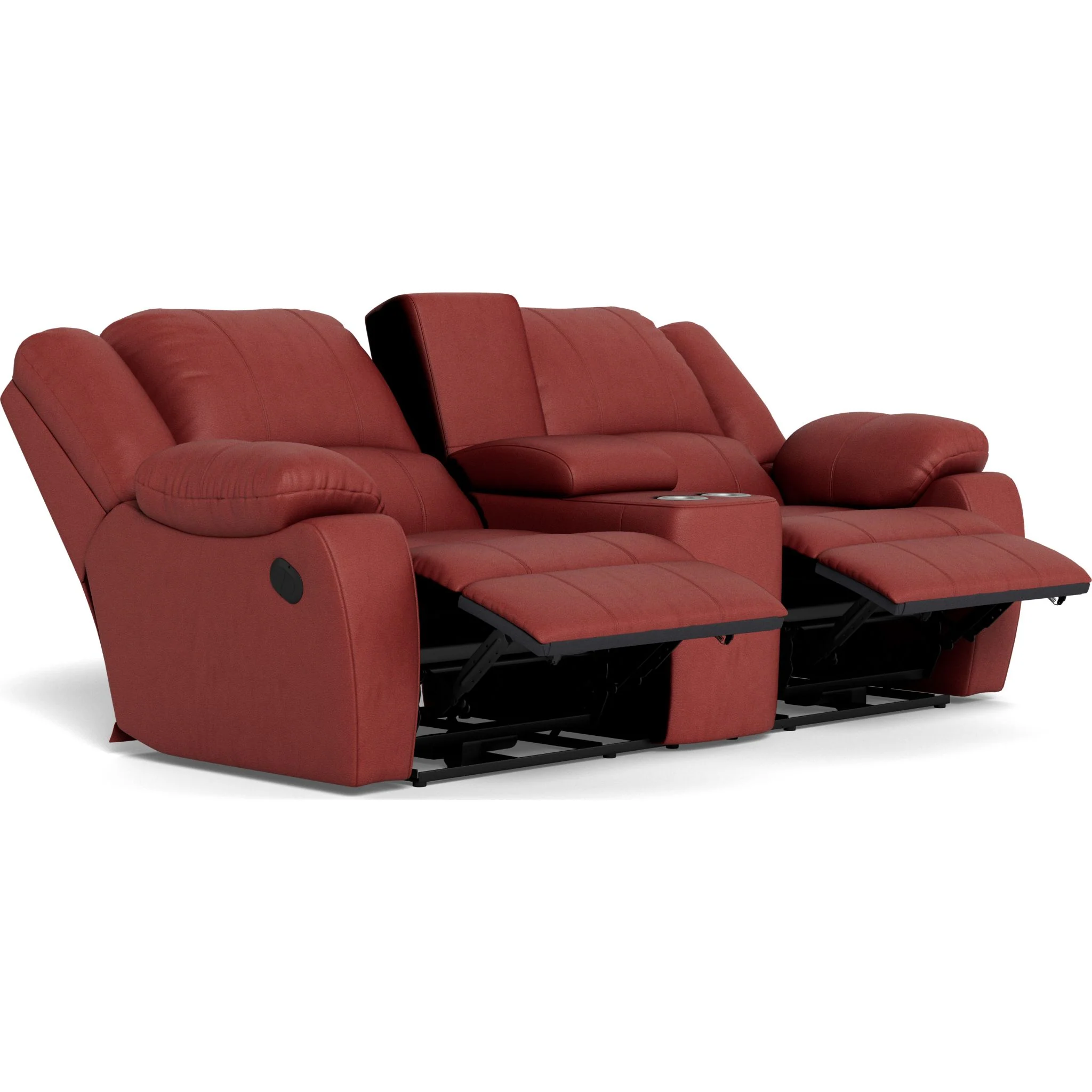 Mira Power Reclining Loveseat Console with Cupholder - Image 7