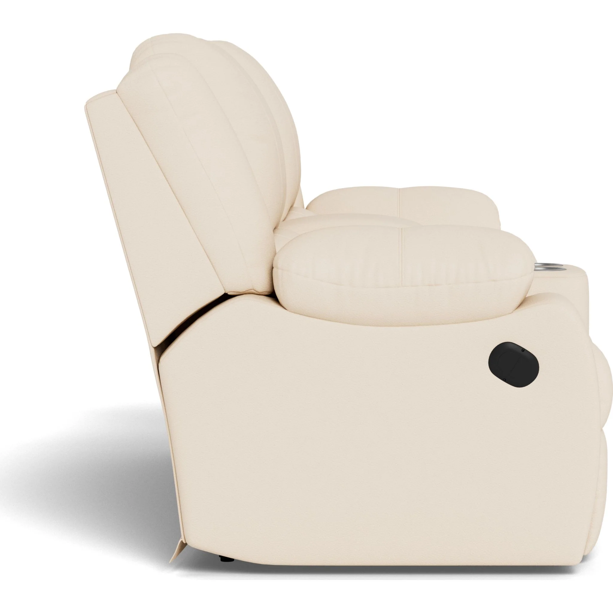 Mira Power Reclining Loveseat Console with Cupholder - Image 3