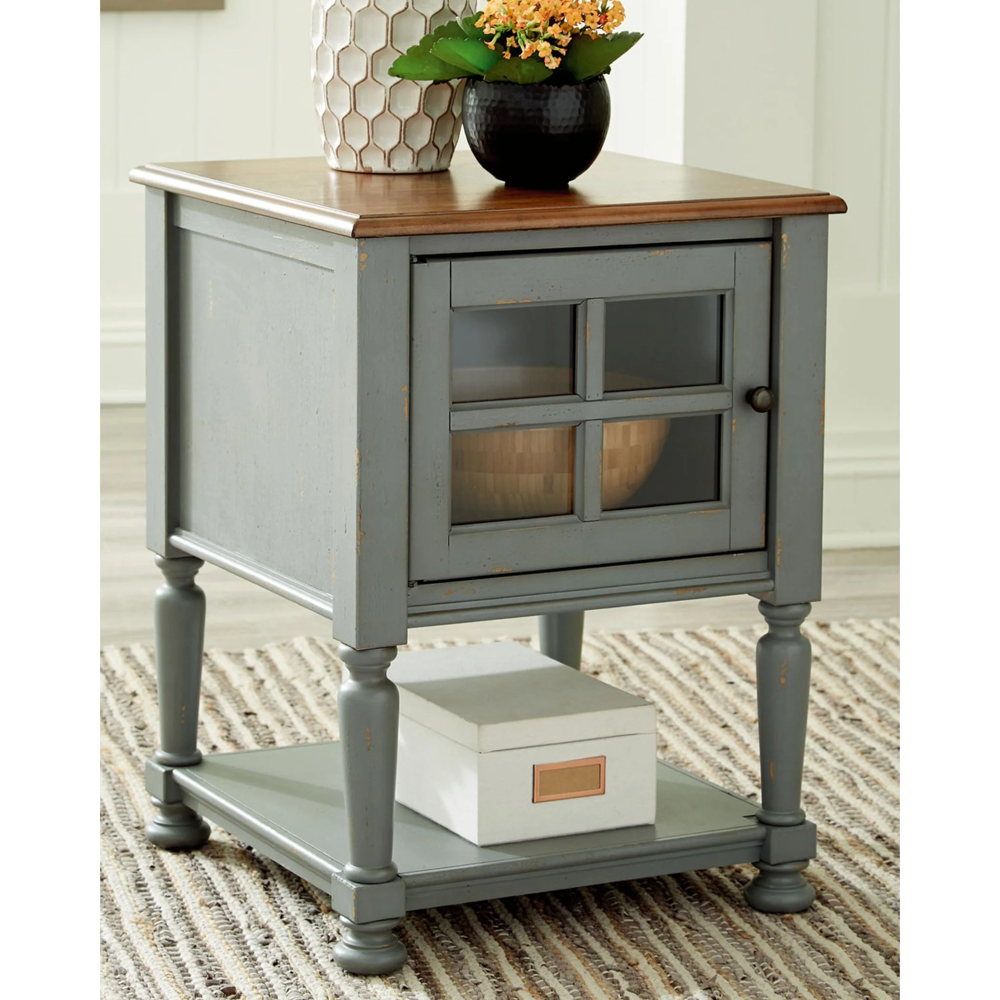 Mirimyn Accent Cabinet - Gray/Brown - Image 2
