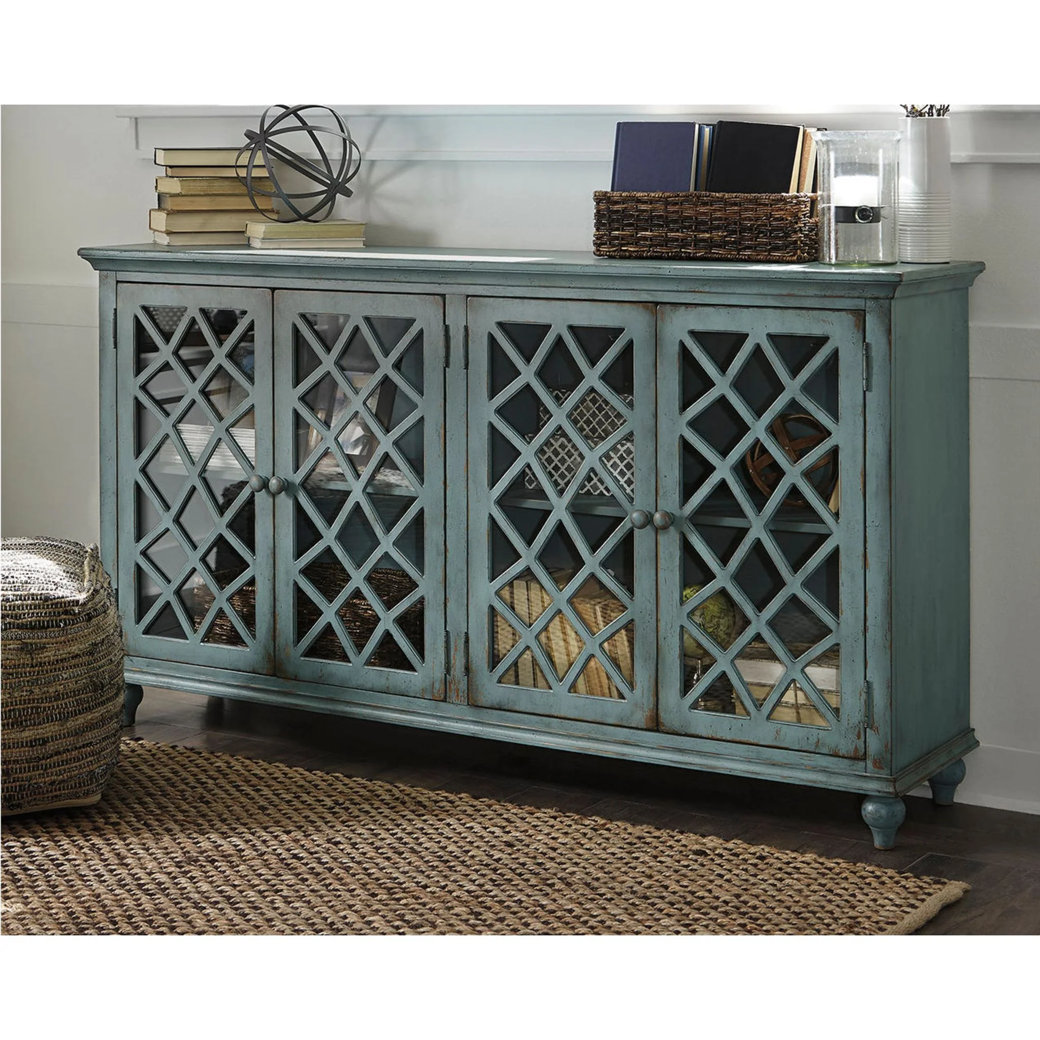 Mirimyn Cabinet - Antique Teal - Image 2