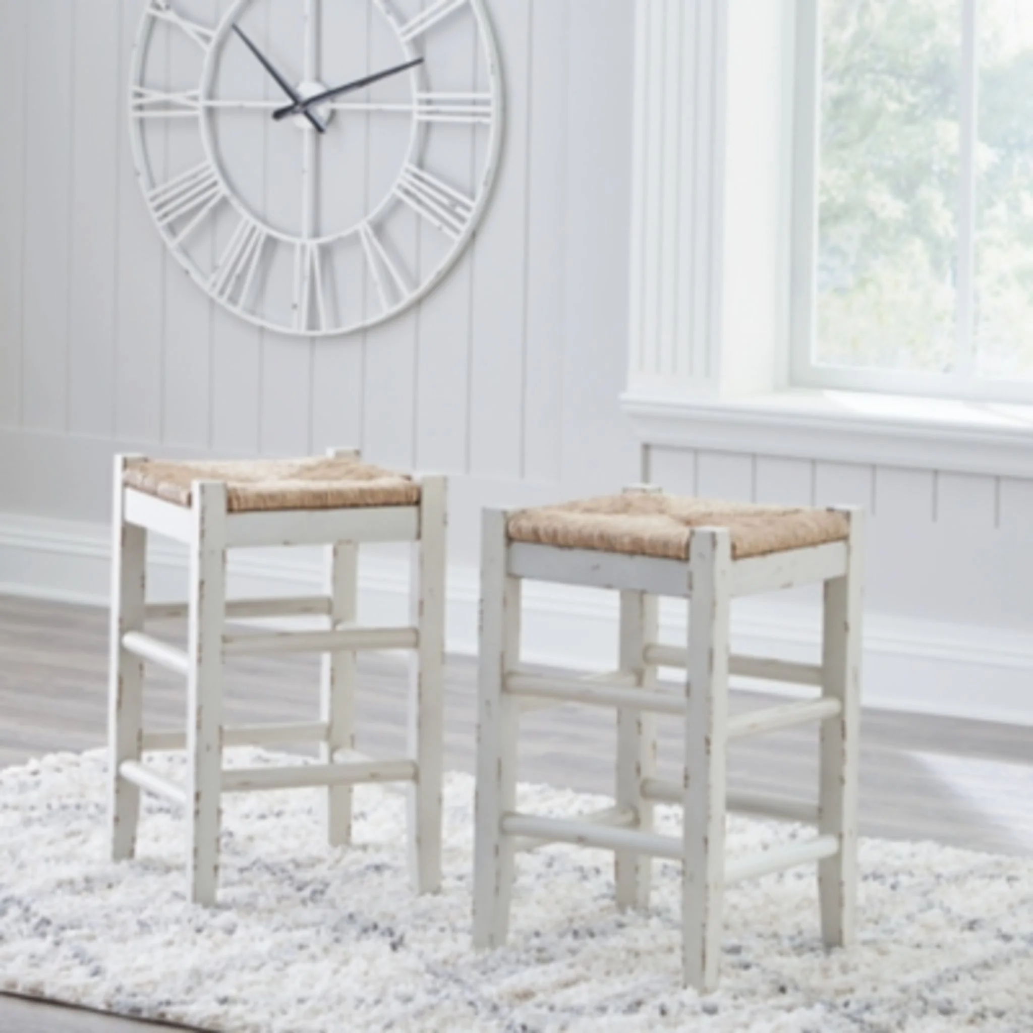 Mirimyn Counter Height Stool - White - (D508-224) - Image 5