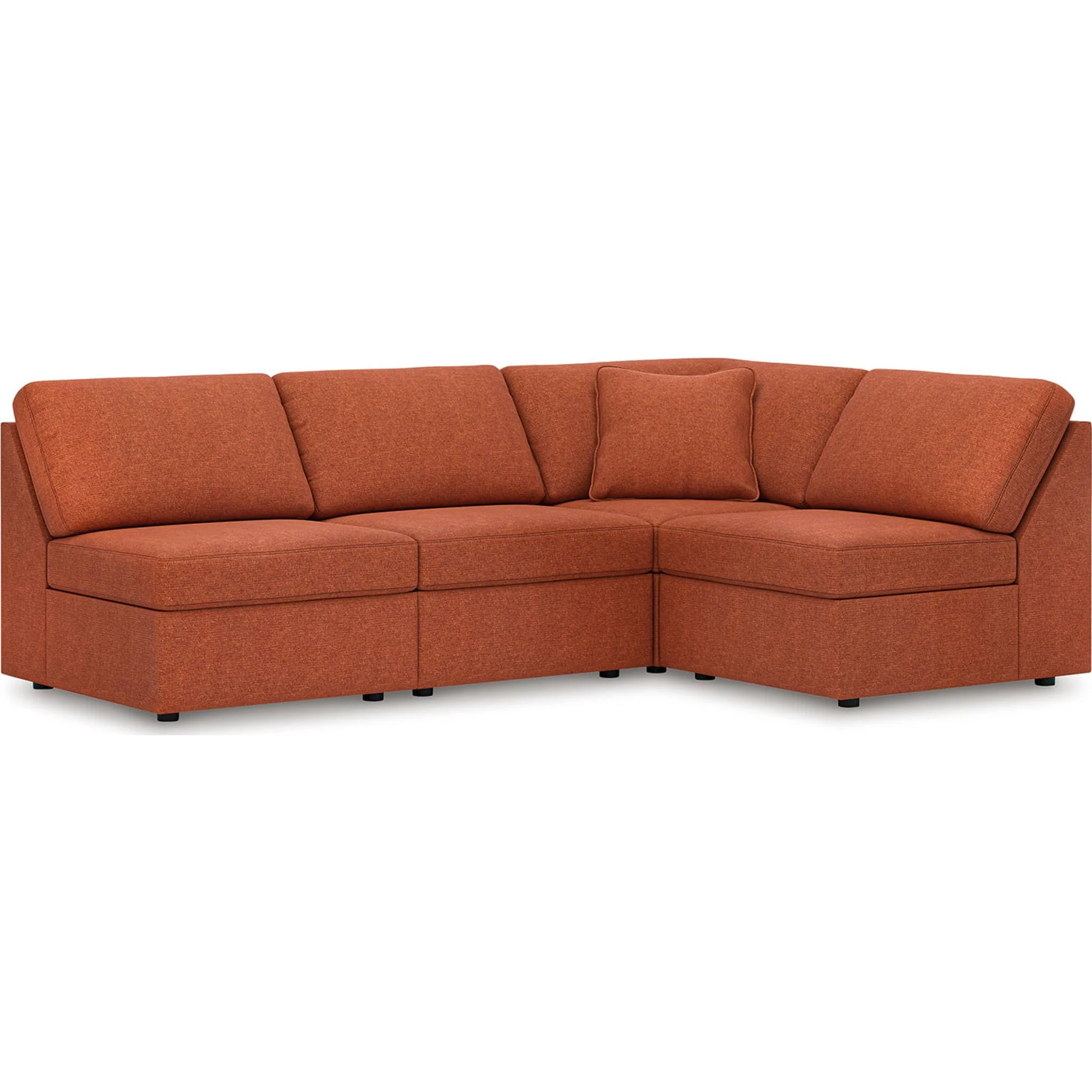 Modmax 4 Piece Sectional - Spice