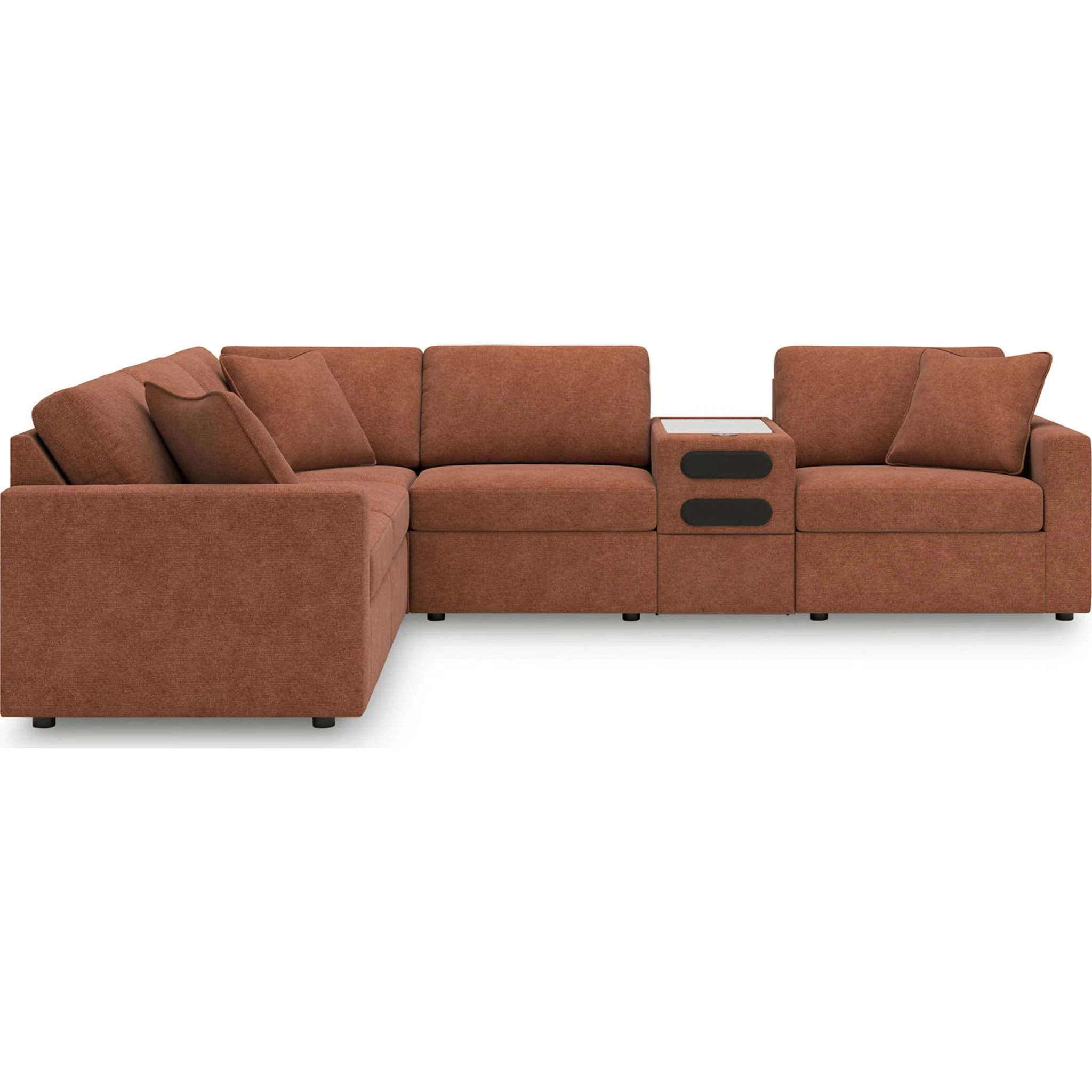 Modmax 6 Piece Modular Sectional with Audio Console - Image 3