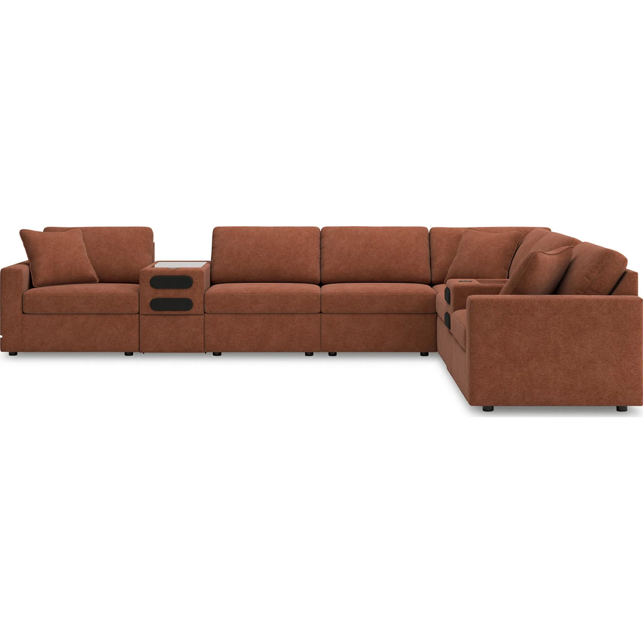 Modmax 8 Piece Modular Sectional with Audio Consoles - Image 5