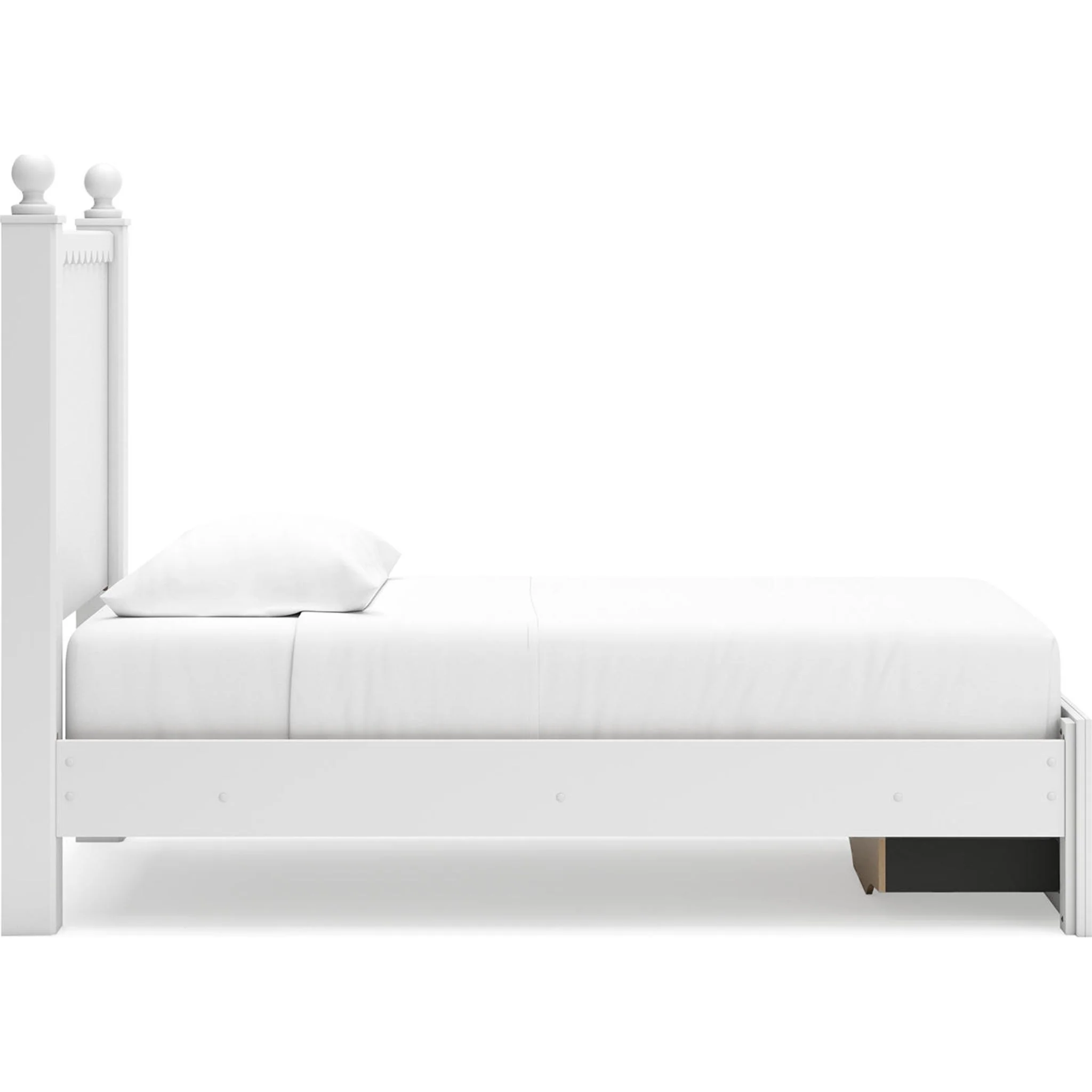 Mollviney 6 Piece Storage Bedroom - White - Image 14