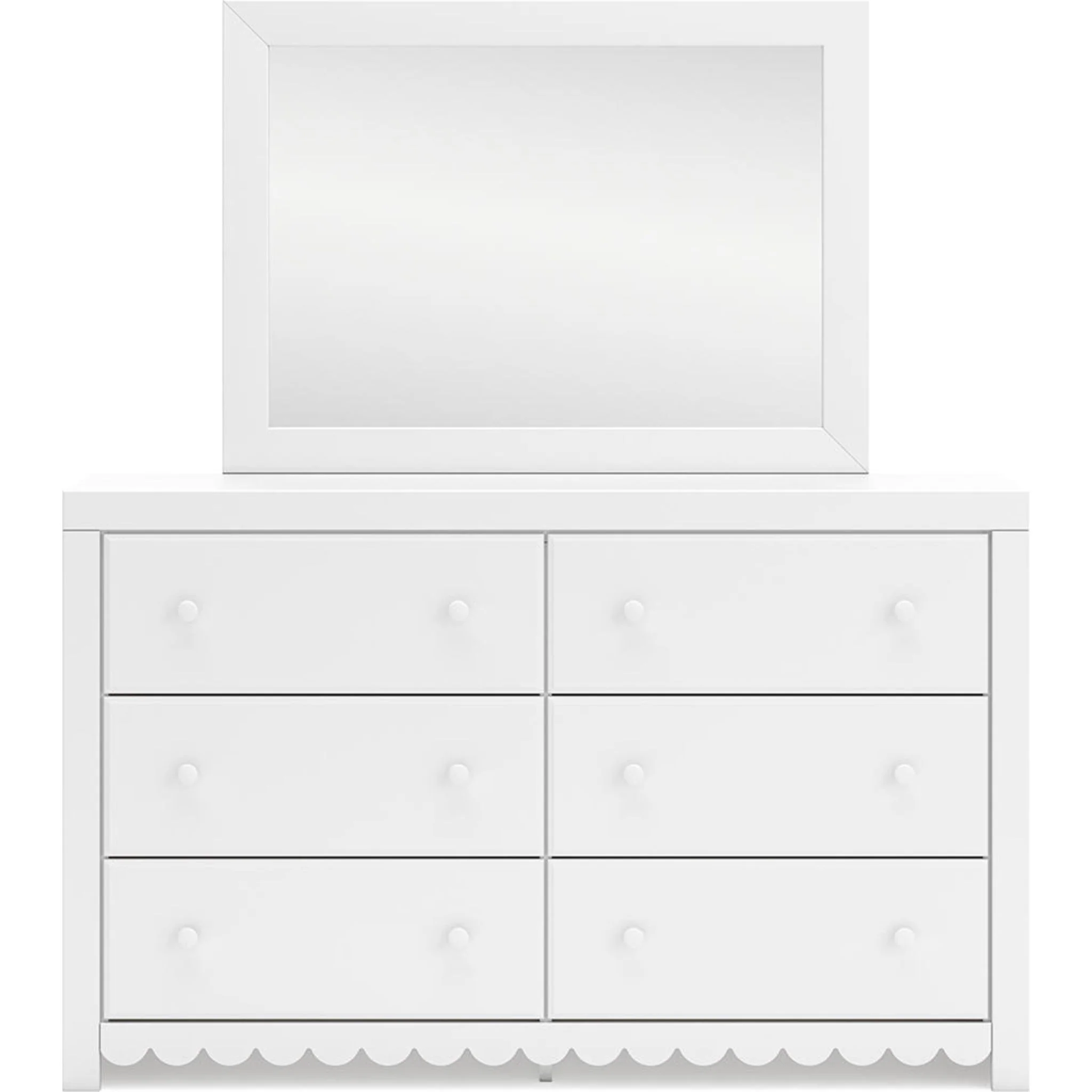 Mollviney 6 Piece Storage Bedroom - White - Image 7