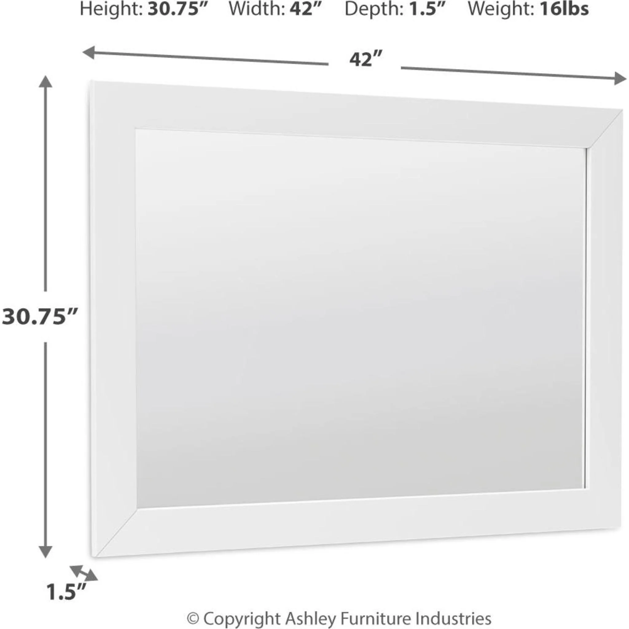Mollviney Mirror - White - Image 6