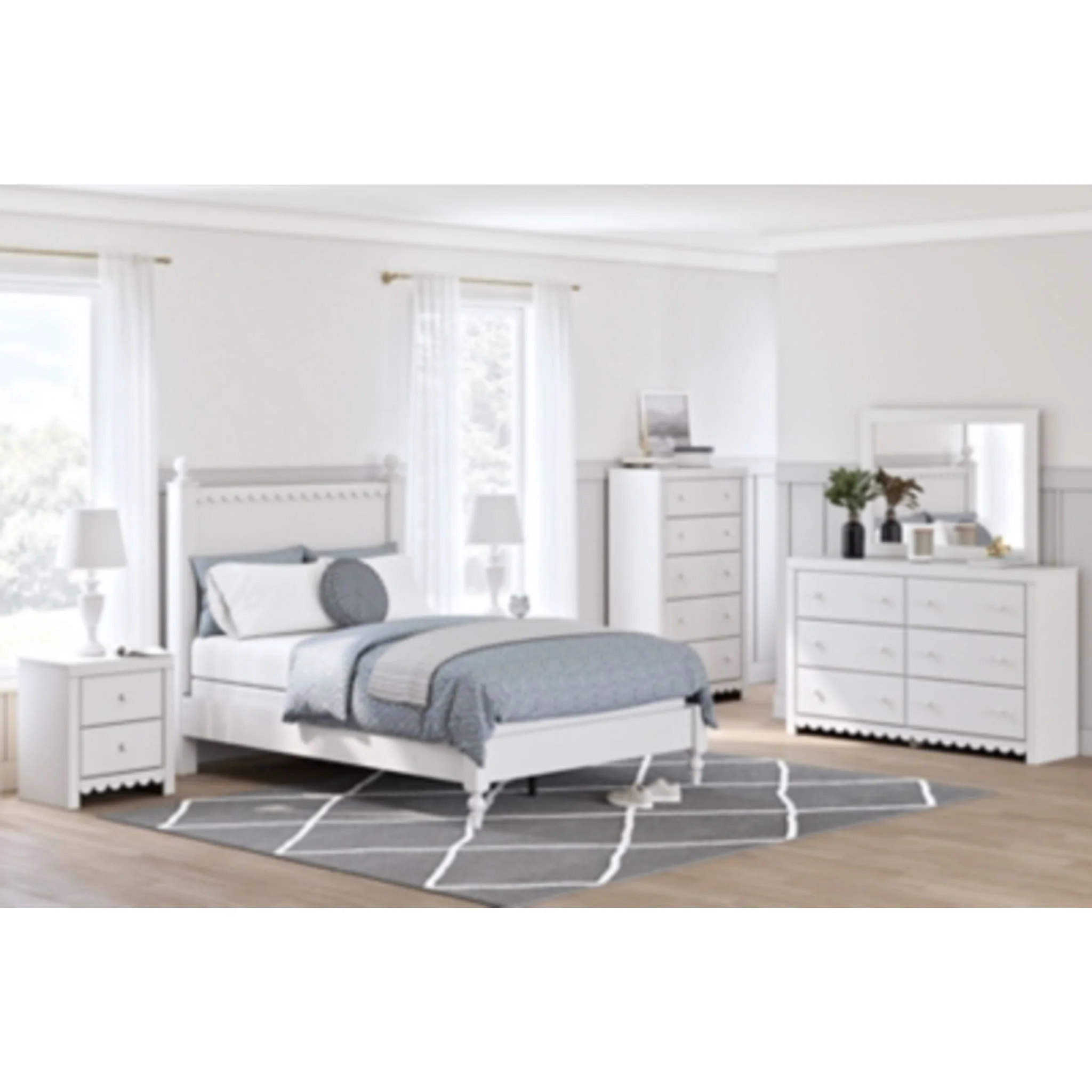 Mollviney Nightstand - White - Image 3