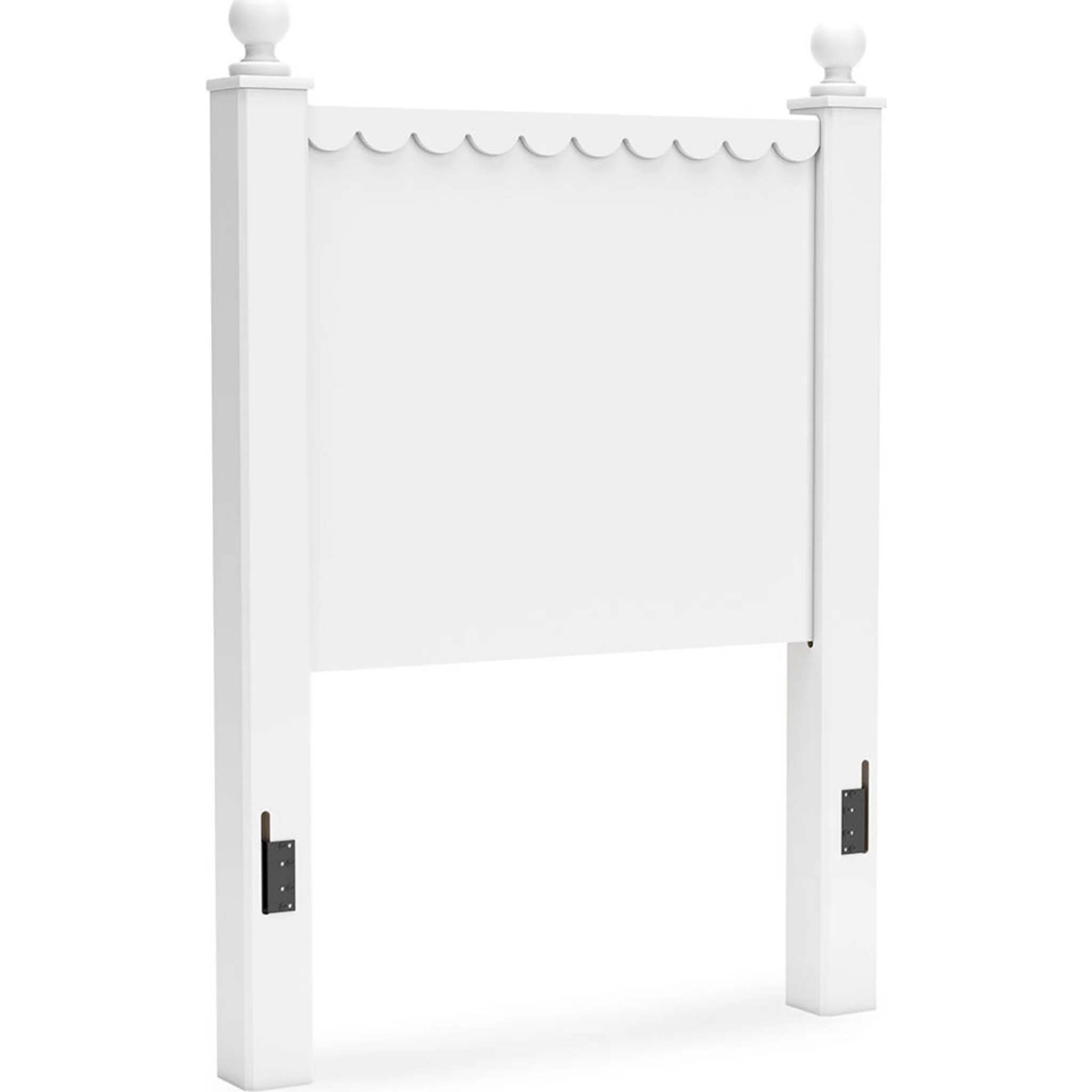 Mollviney Panel Headboard - White