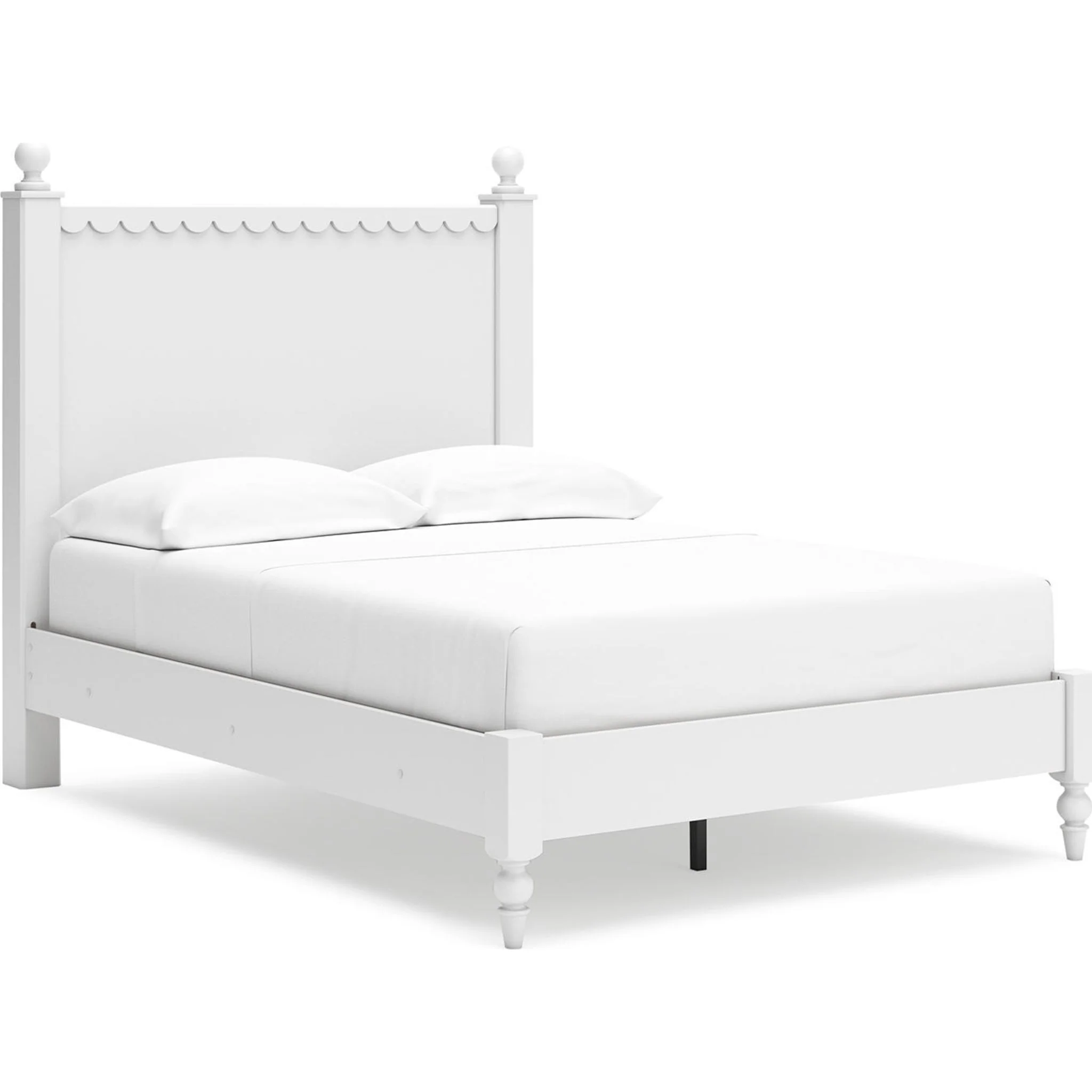 Mollviney Panel Bed - White - Image 19