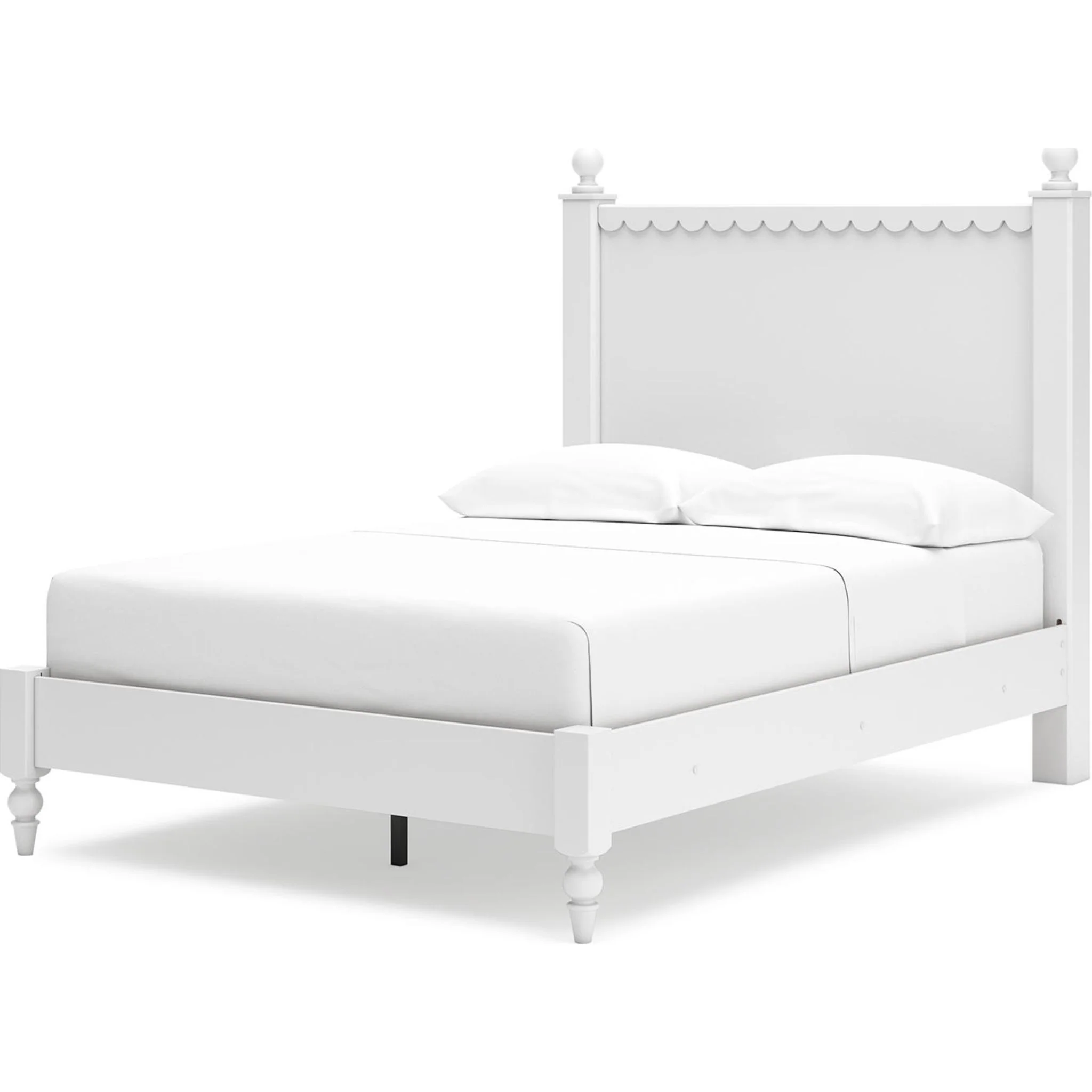 Mollviney Panel Bed - White - Image 29