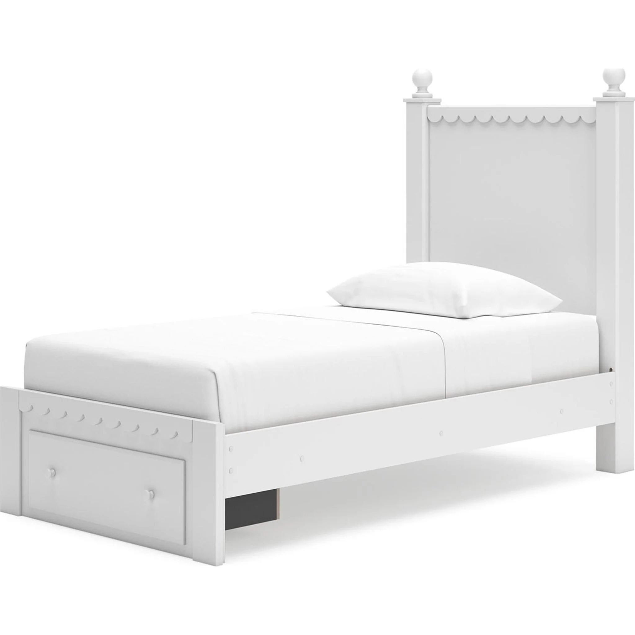 Mollviney Storage Bed - White - Image 11