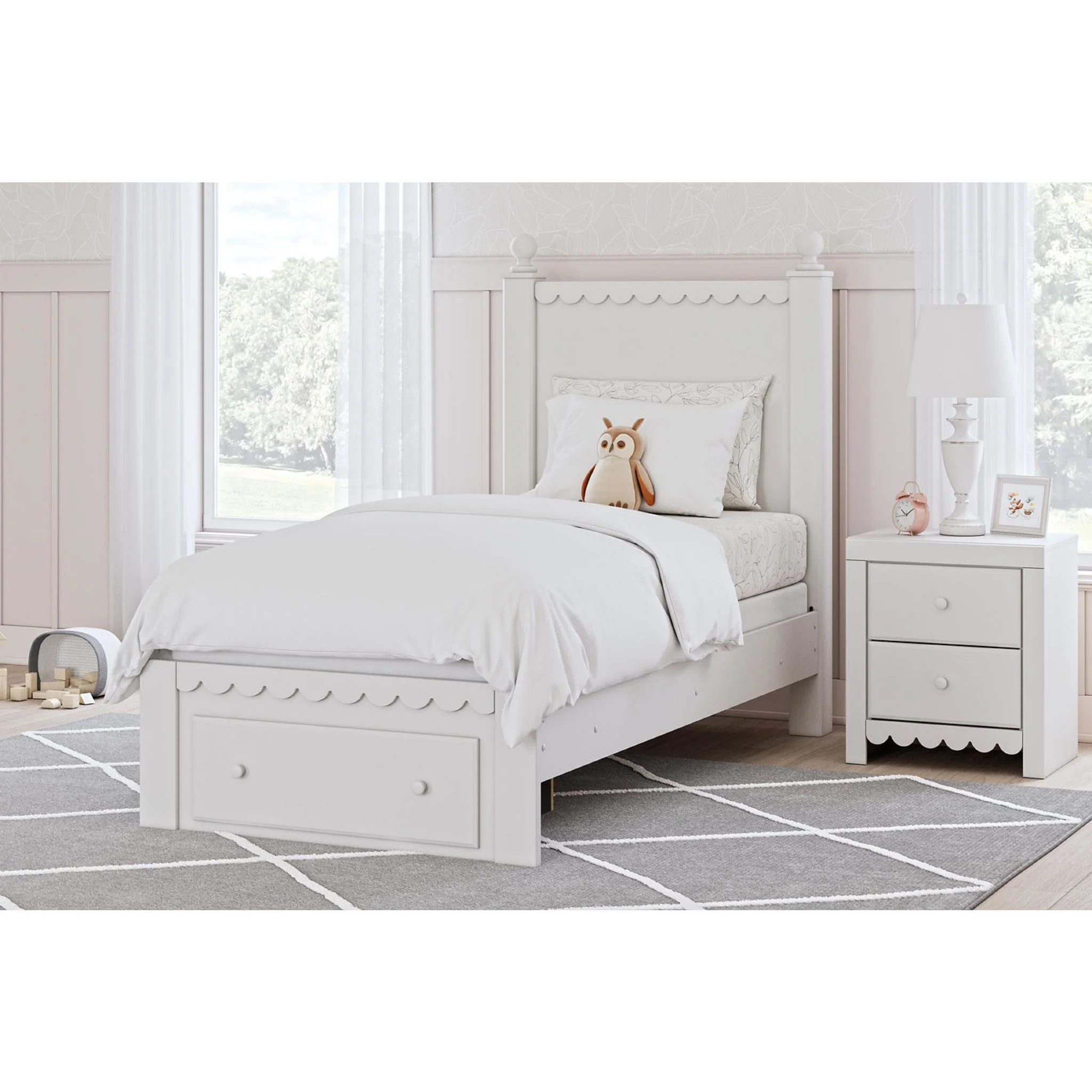 Mollviney Storage Bed - White - Image 18