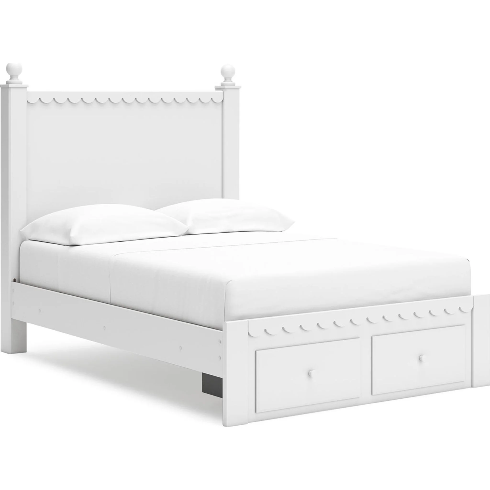 Mollviney Storage Bed - White - Image 19