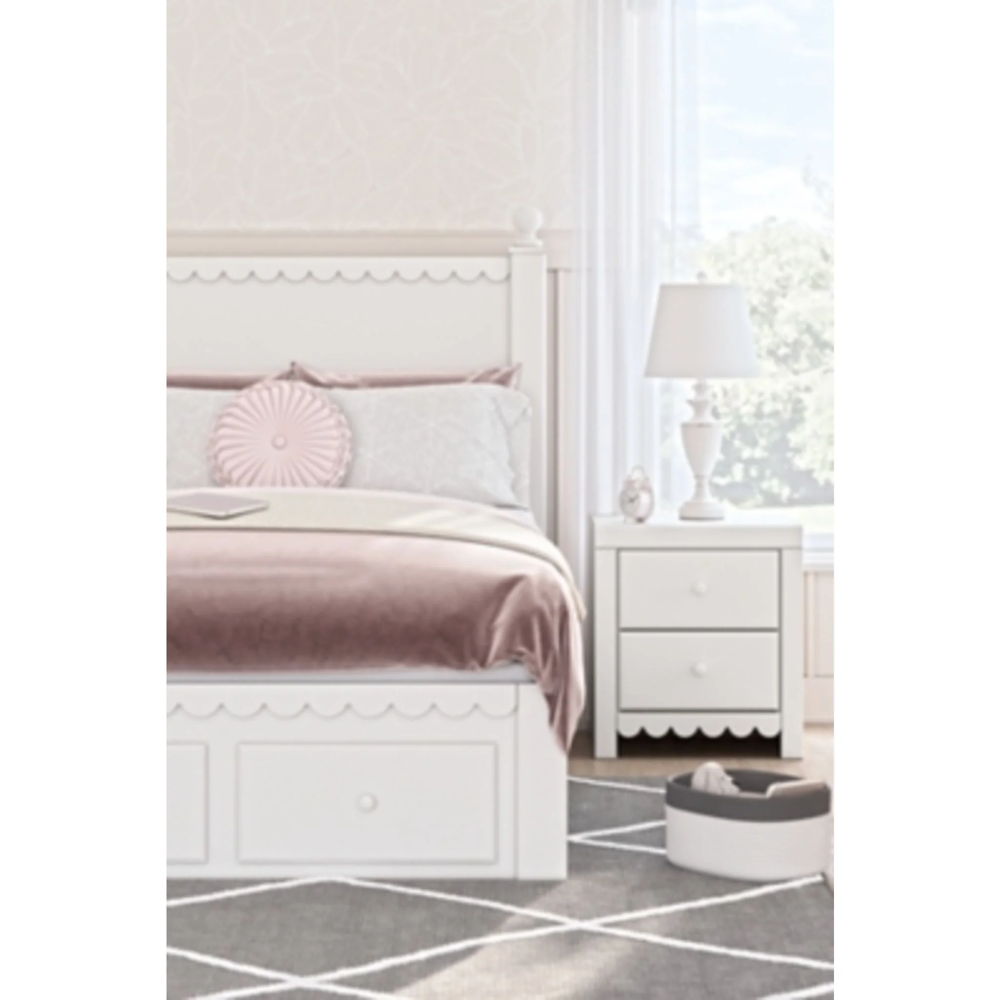 Mollviney Storage Bed - White - Image 21