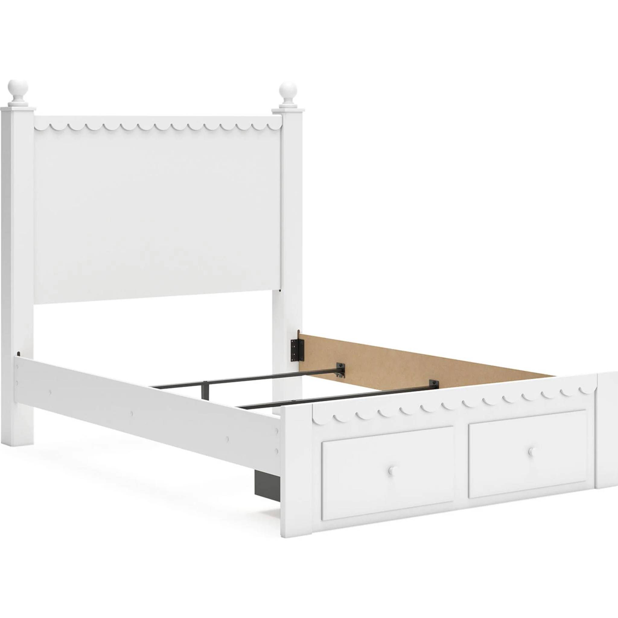 Mollviney Storage Bed - White - Image 32