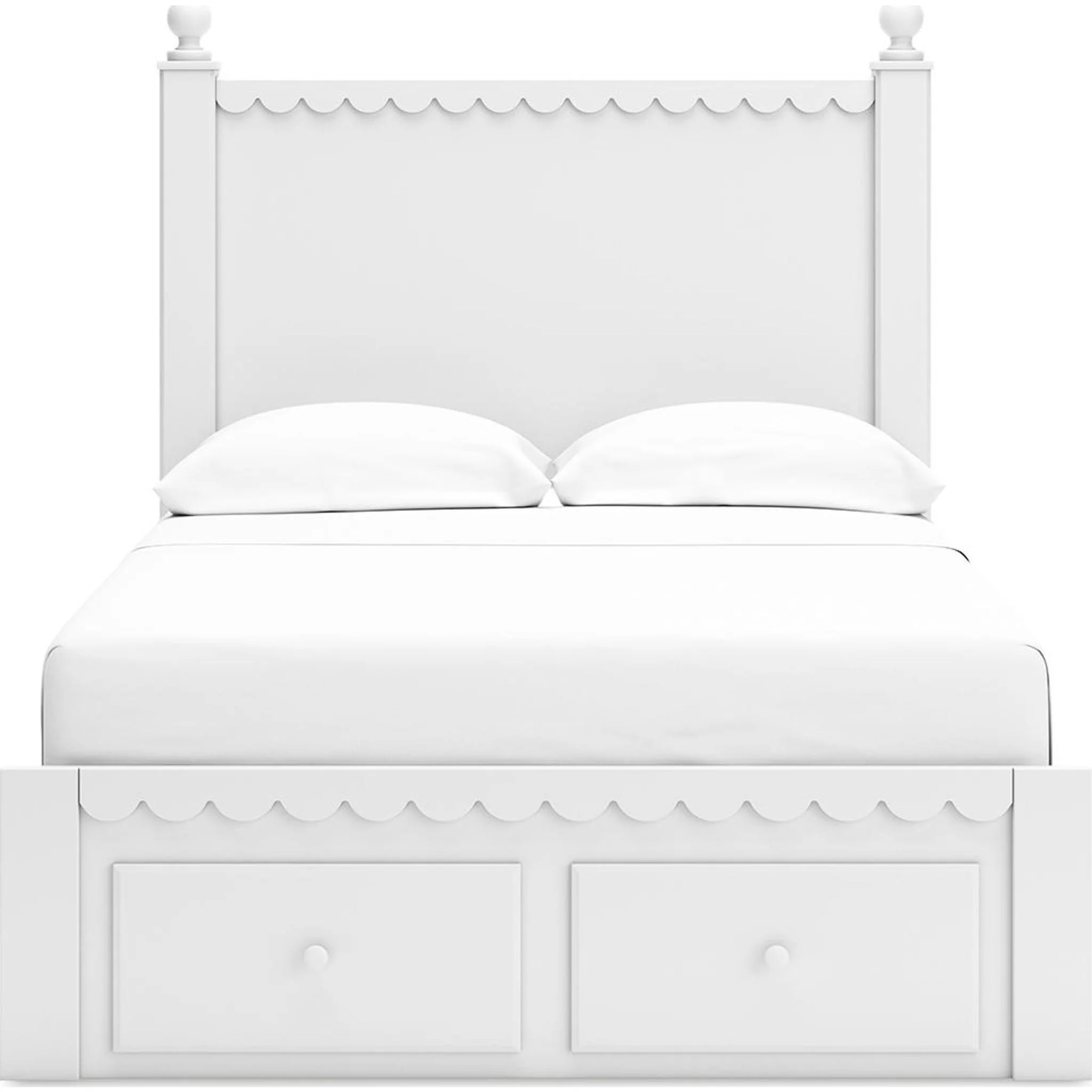 Mollviney Storage Bed - White - Image 35