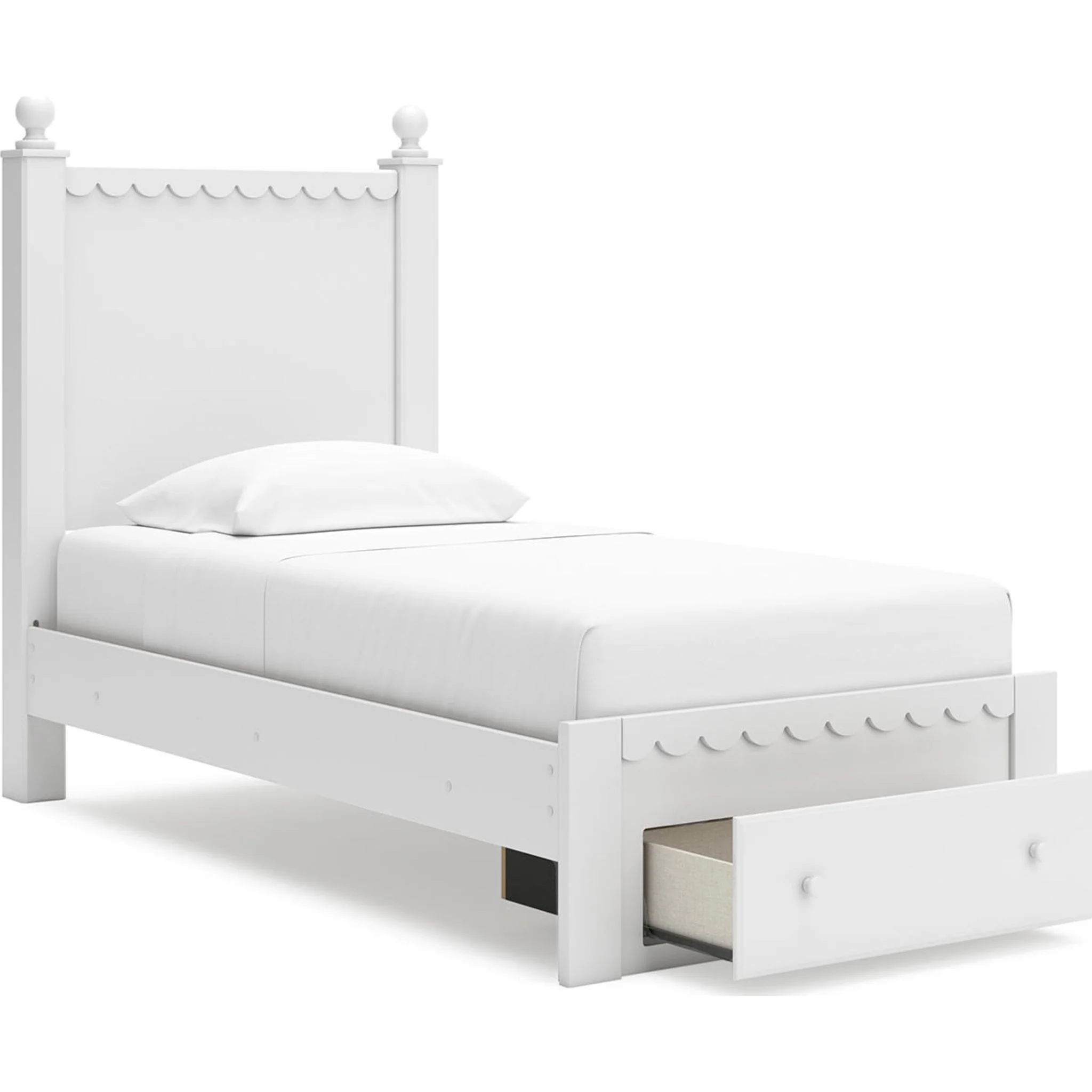Mollviney Storage Bed - White - Image 5